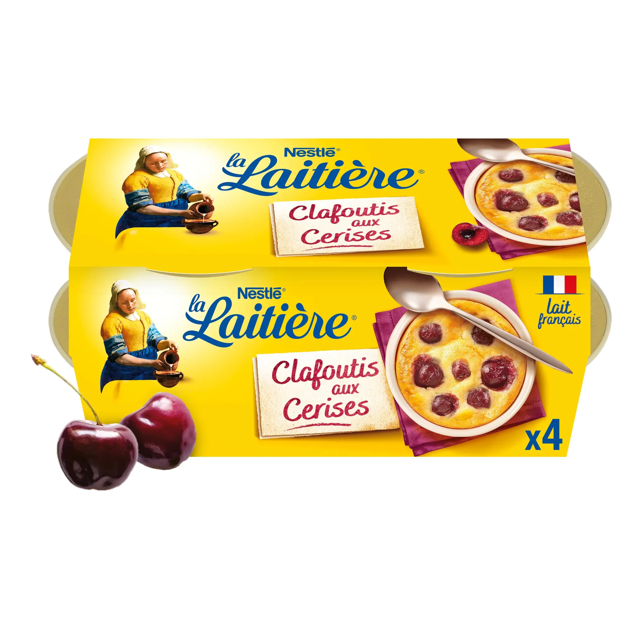 LA LAITIERE Dessert pâtissier clafoutis aux cerises