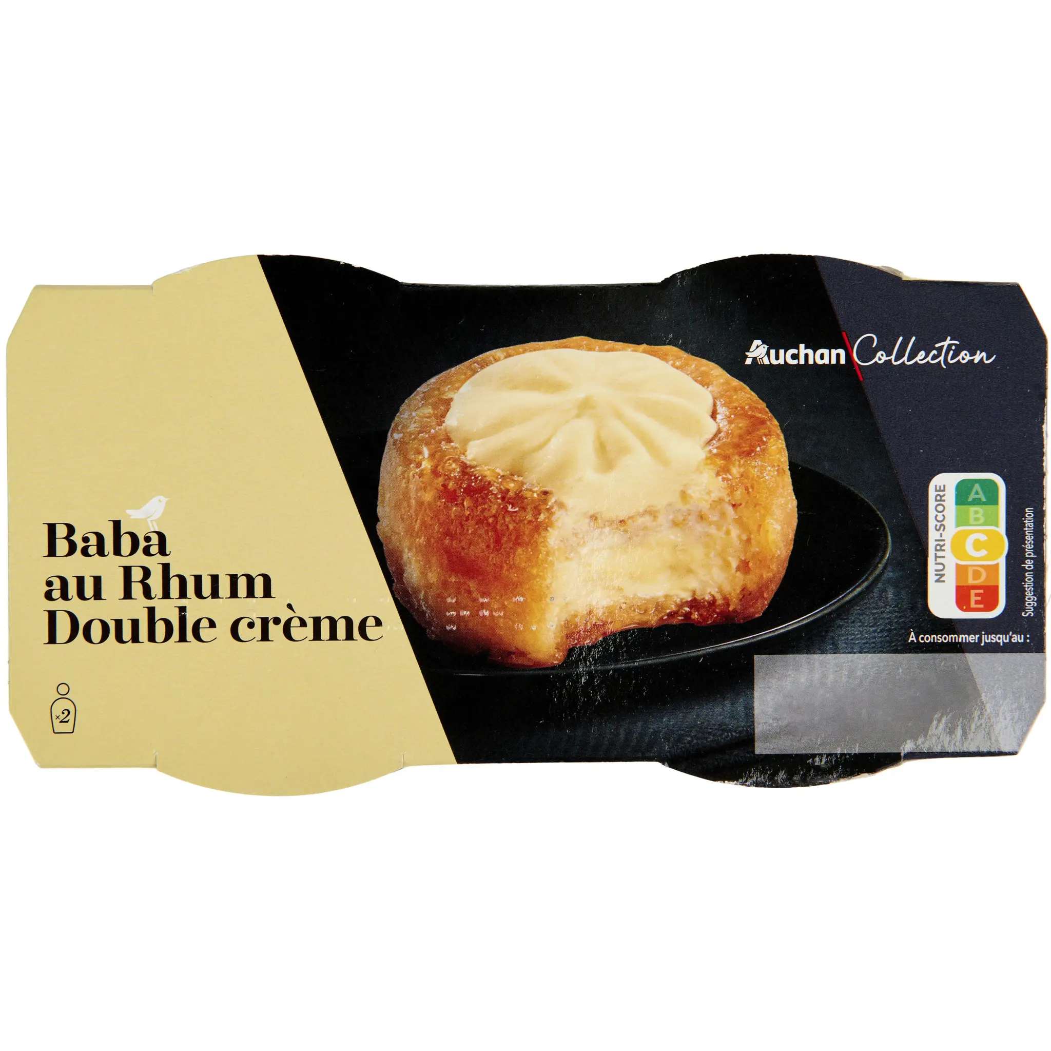 AUCHAN Baba au rhum