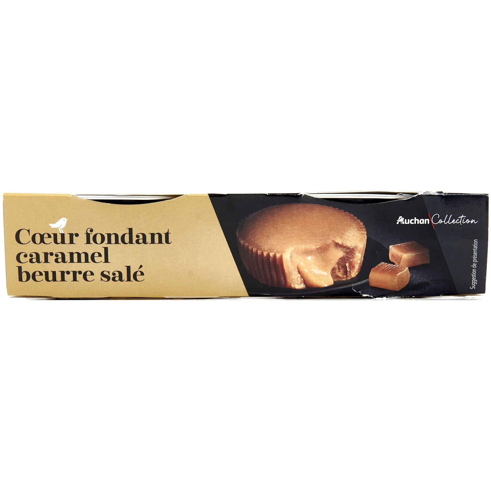 AUCHAN COLLECTION Coeur fondant caramel beurre salé