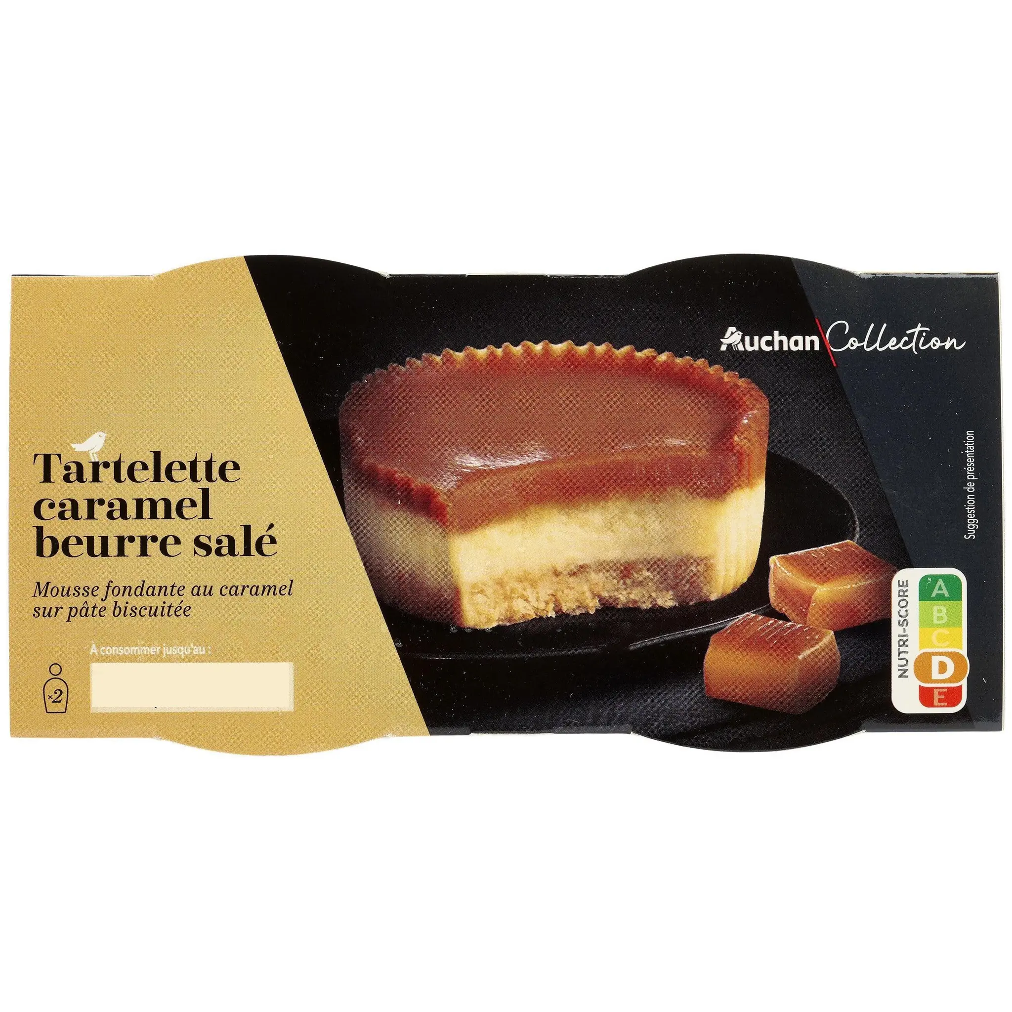 AUCHAN COLLECTION Tarte au caramel au lait