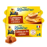 LA LAITIERE Gâteau de riz sur lit de caramel