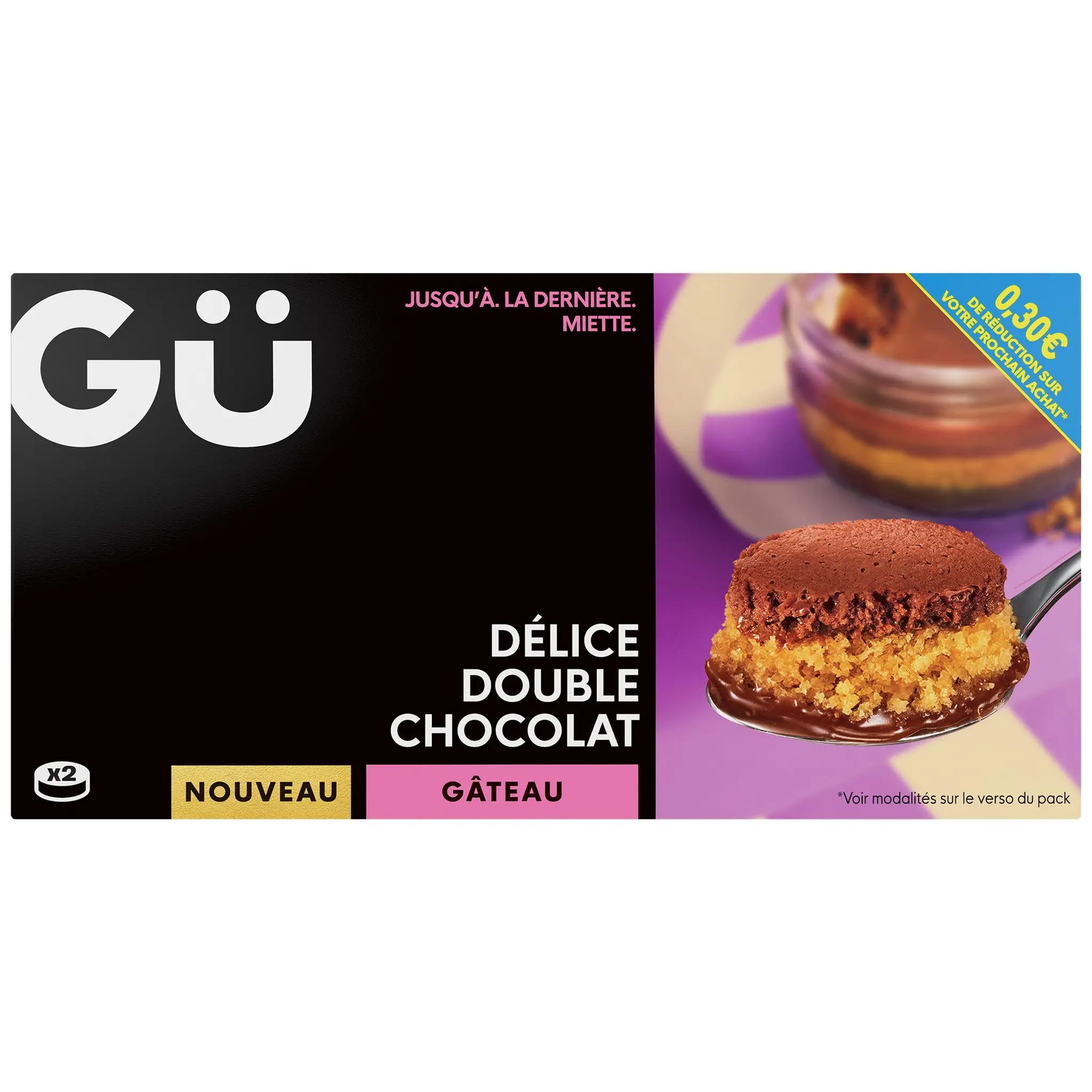 GU Délice double chocolat