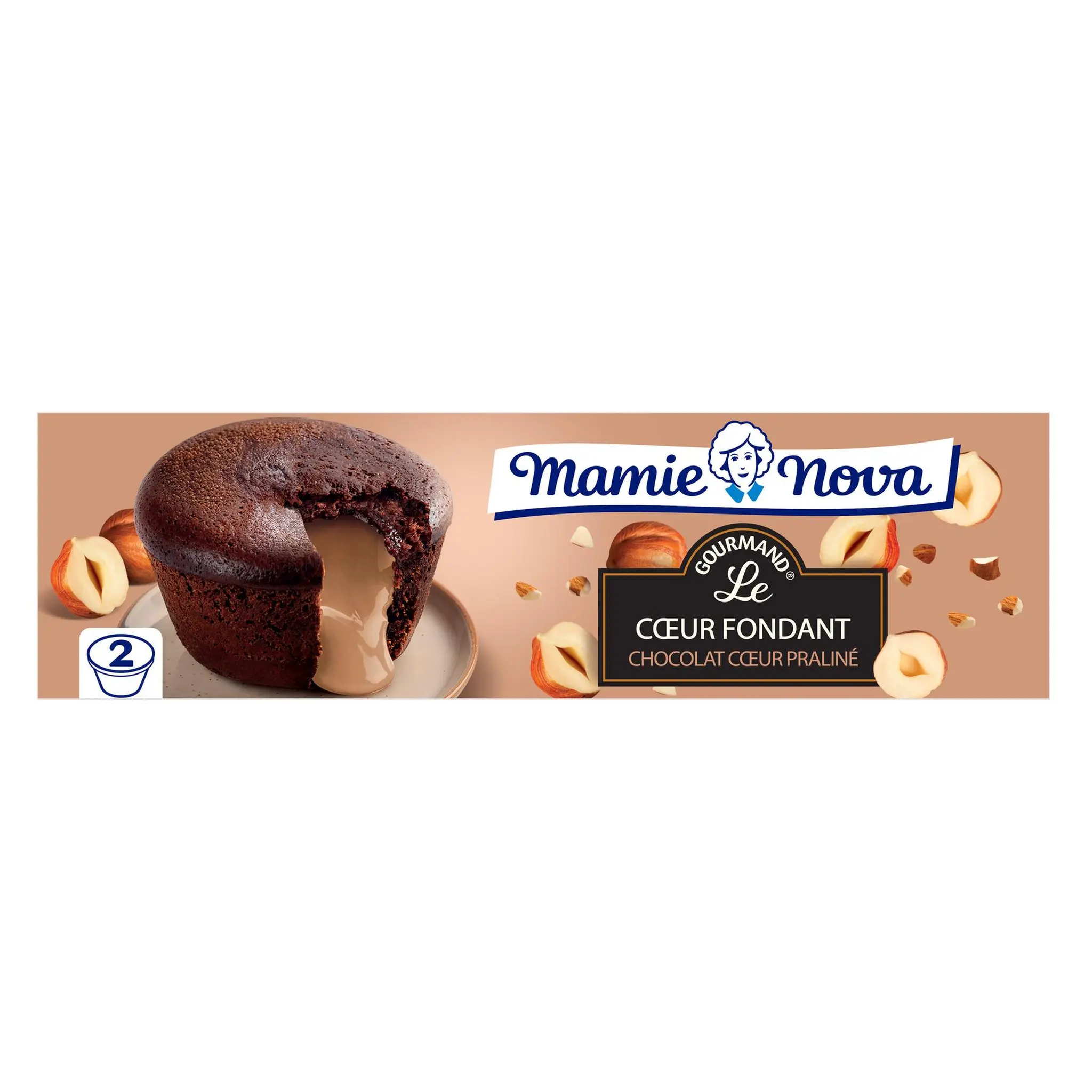 MAMIE NOVA Gourmand Coeur fondant au chocolat praliné