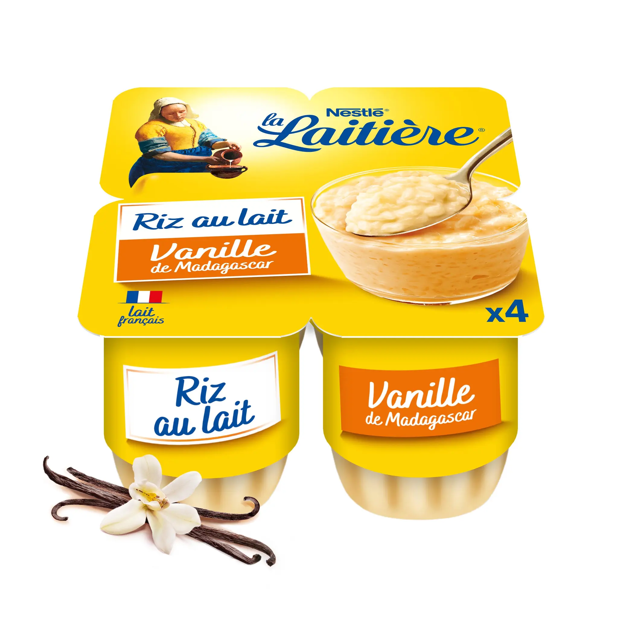LA LAITIERE Riz au lait à la vanille