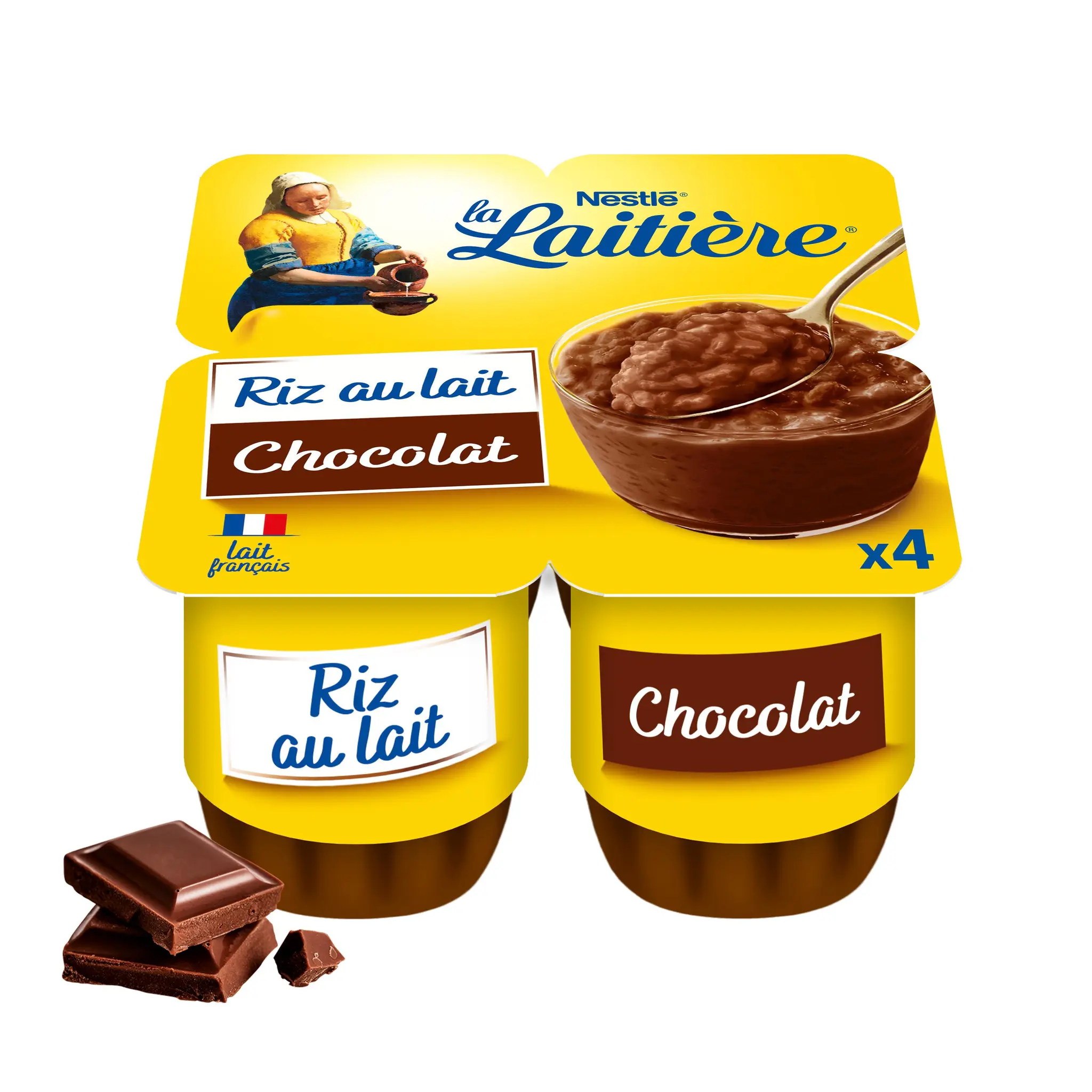 LA LAITIERE Riz au lait au chocolat