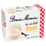 BONNE MAMAN Riz au lait à la vanille naturelle