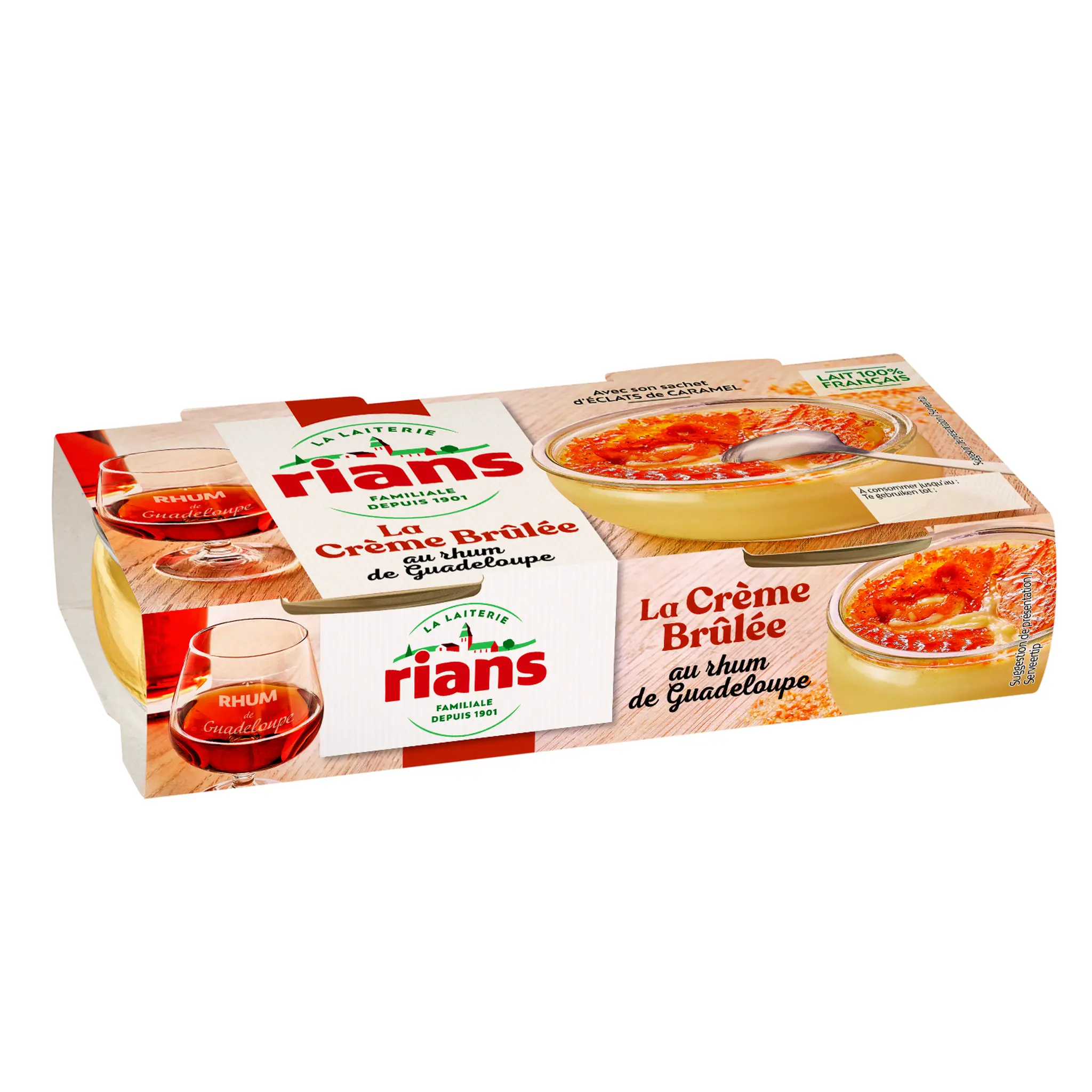 RIANS Crème brûlée au rhum