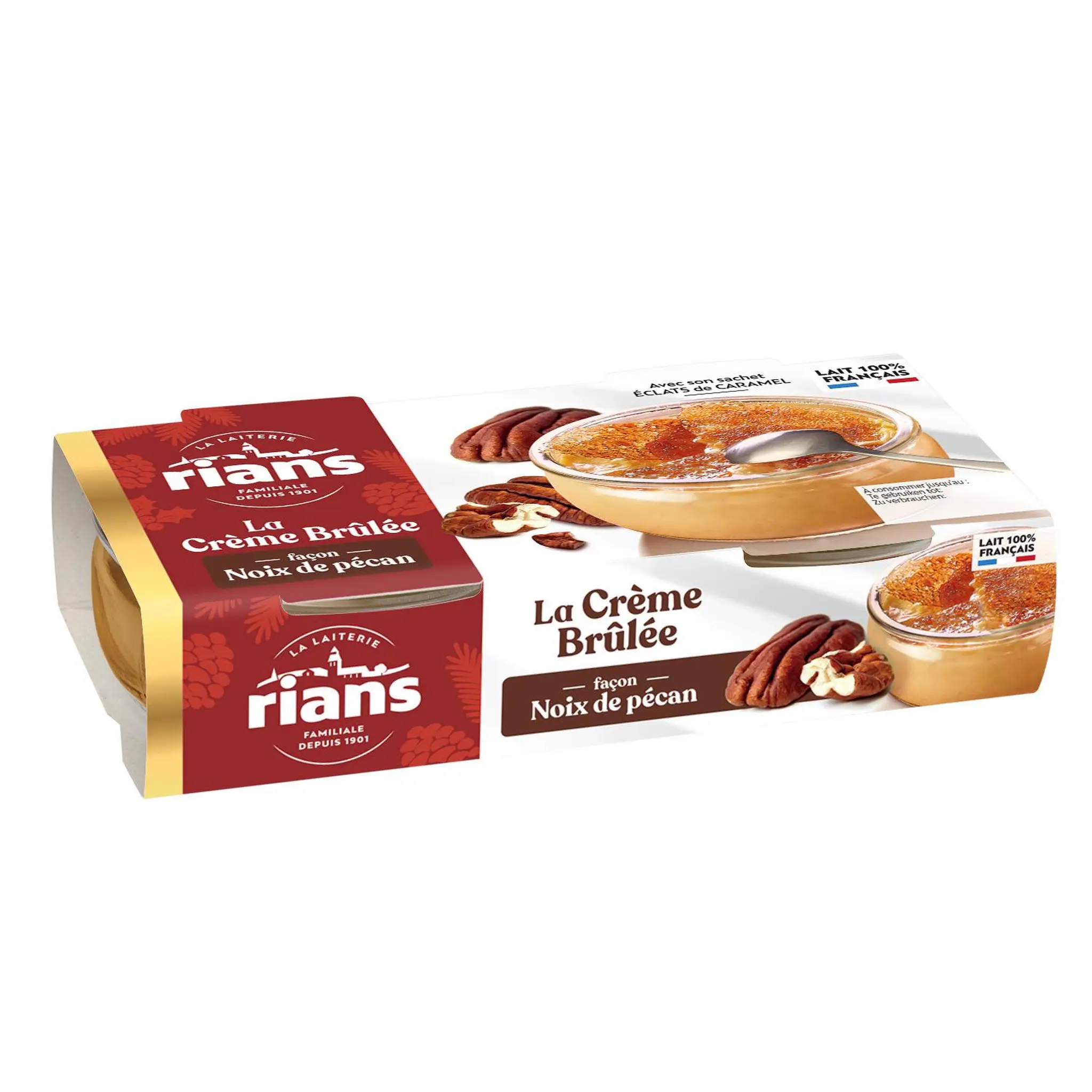 RIANS Crème brûlée façon noix de pécan