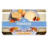 LA FERMIERE Dessert crème aux oeufs sur lit de caramel