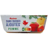 AUCHAN Spécialité pomme sans sucres ajoutés
