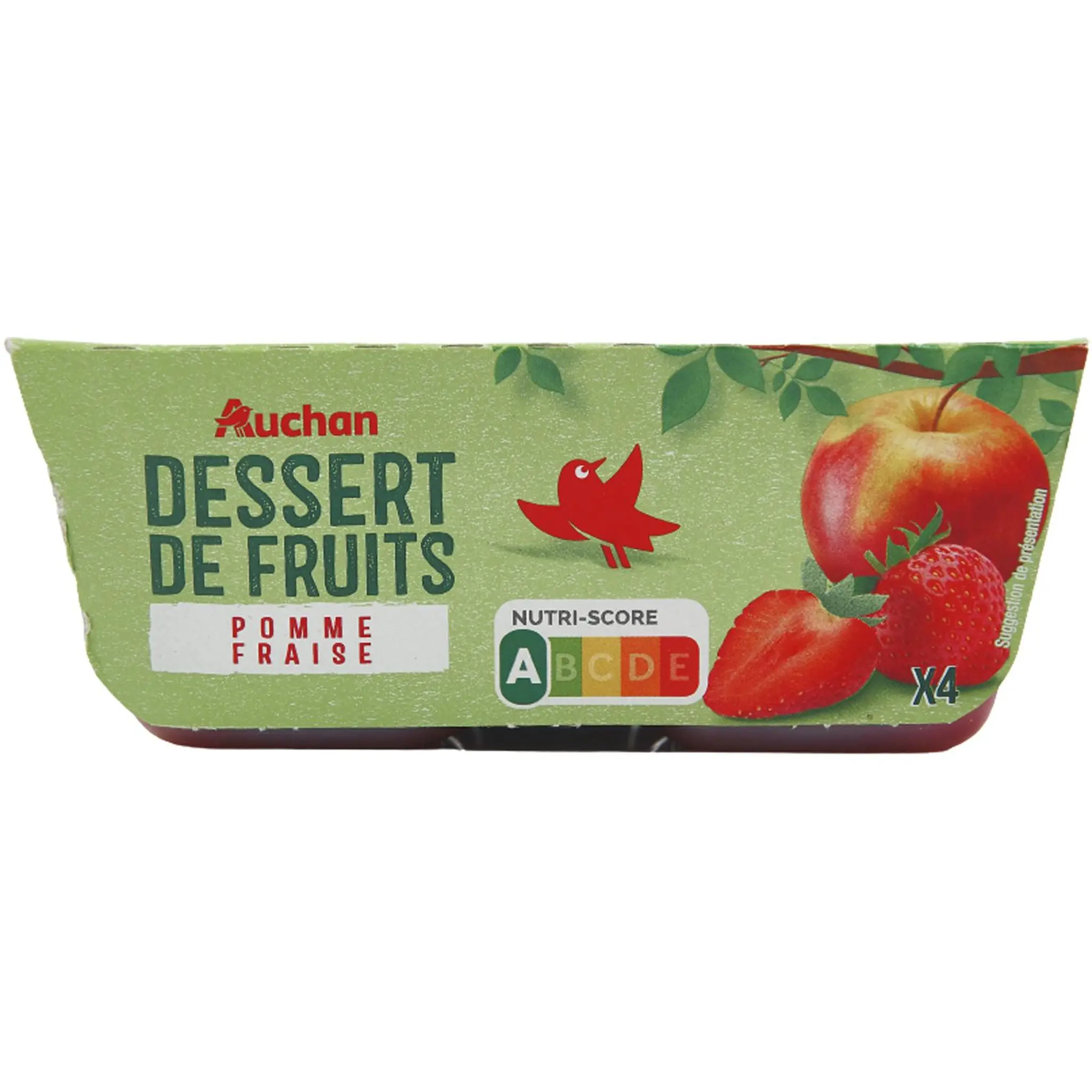 AUCHAN Spécialité pomme fraise