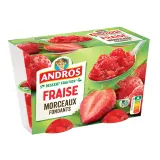 ANDROS Spécialité fraise avec morceaux
