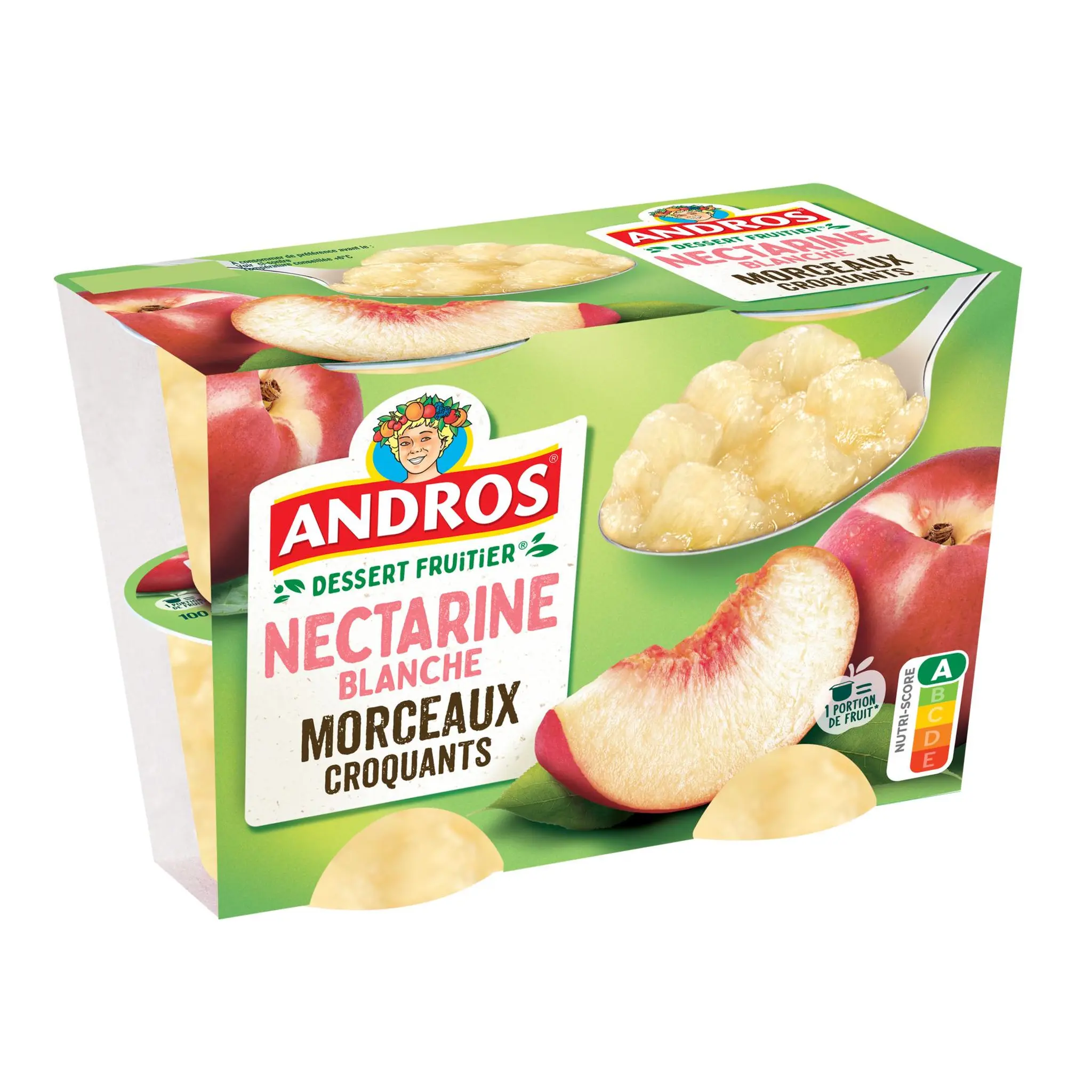 ANDROS Spécialité nectarine blanche avec morceaux