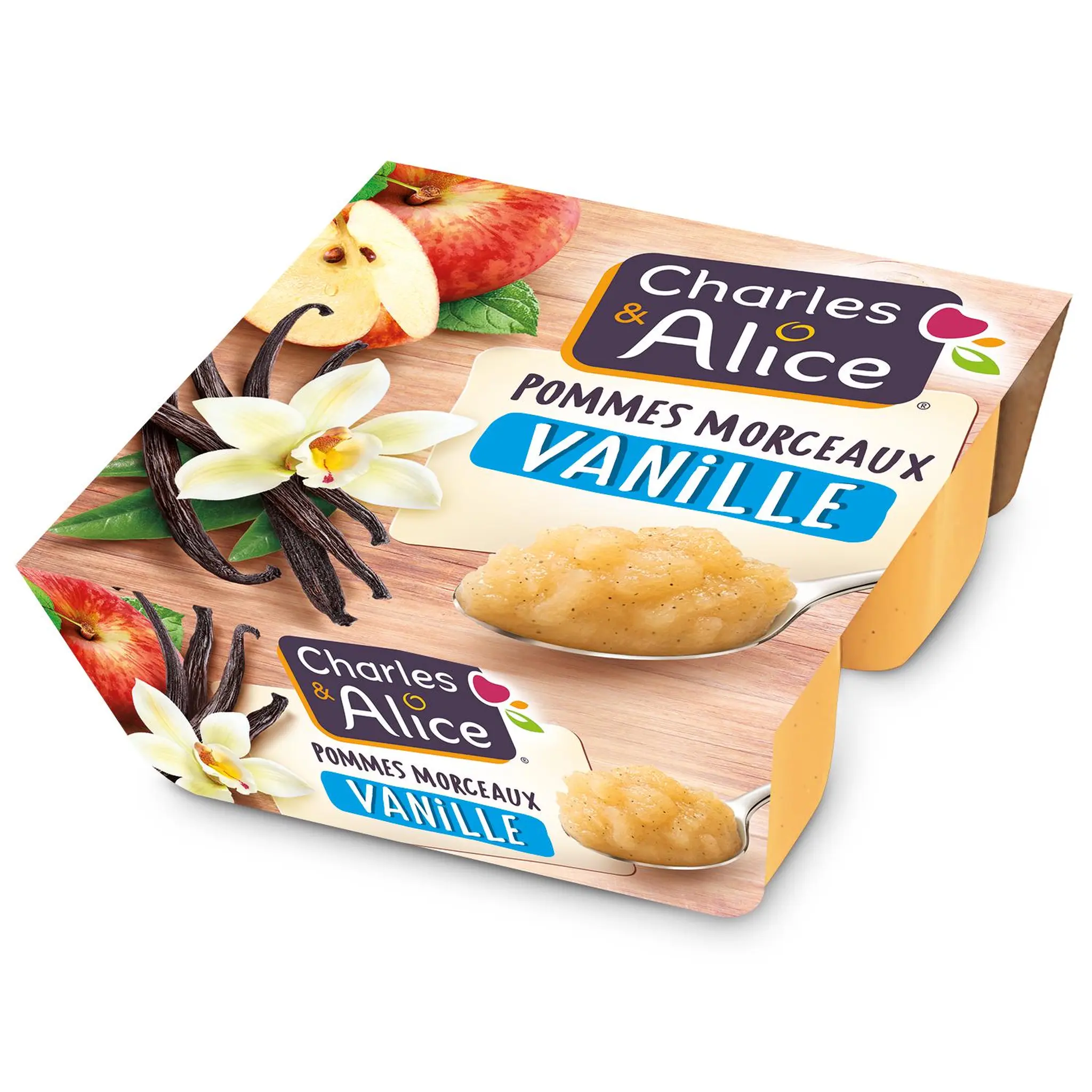 CHARLES & ALICE Spécialité pomme morceaux vanille