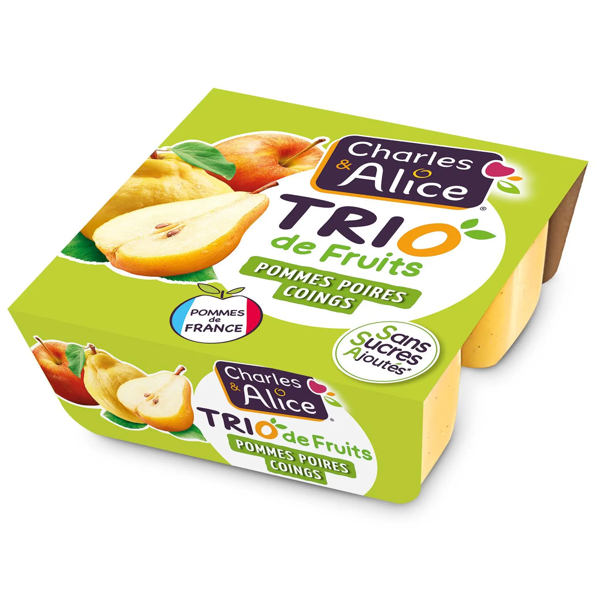 CHARLES & ALICE Trio de fruits pommes poires coings