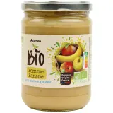 AUCHAN BIO Purée de pomme banane sans sucres ajoutés en bocal