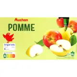 AUCHAN Gourdes de compote de pomme