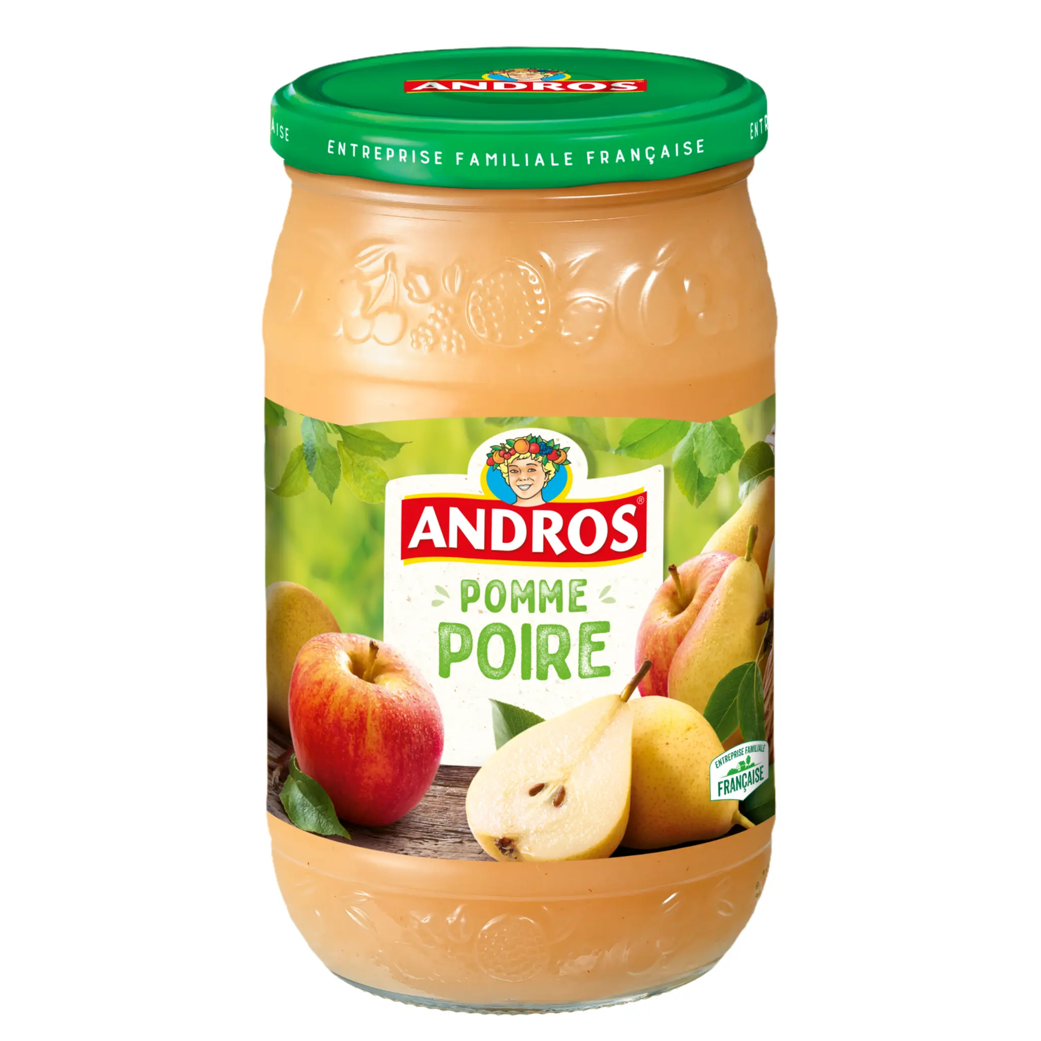 ANDROS Purée de pomme poire en bocal