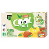 VITABIO Gourdes Cool Fruits pomme nature sans sucres ajoutés bio