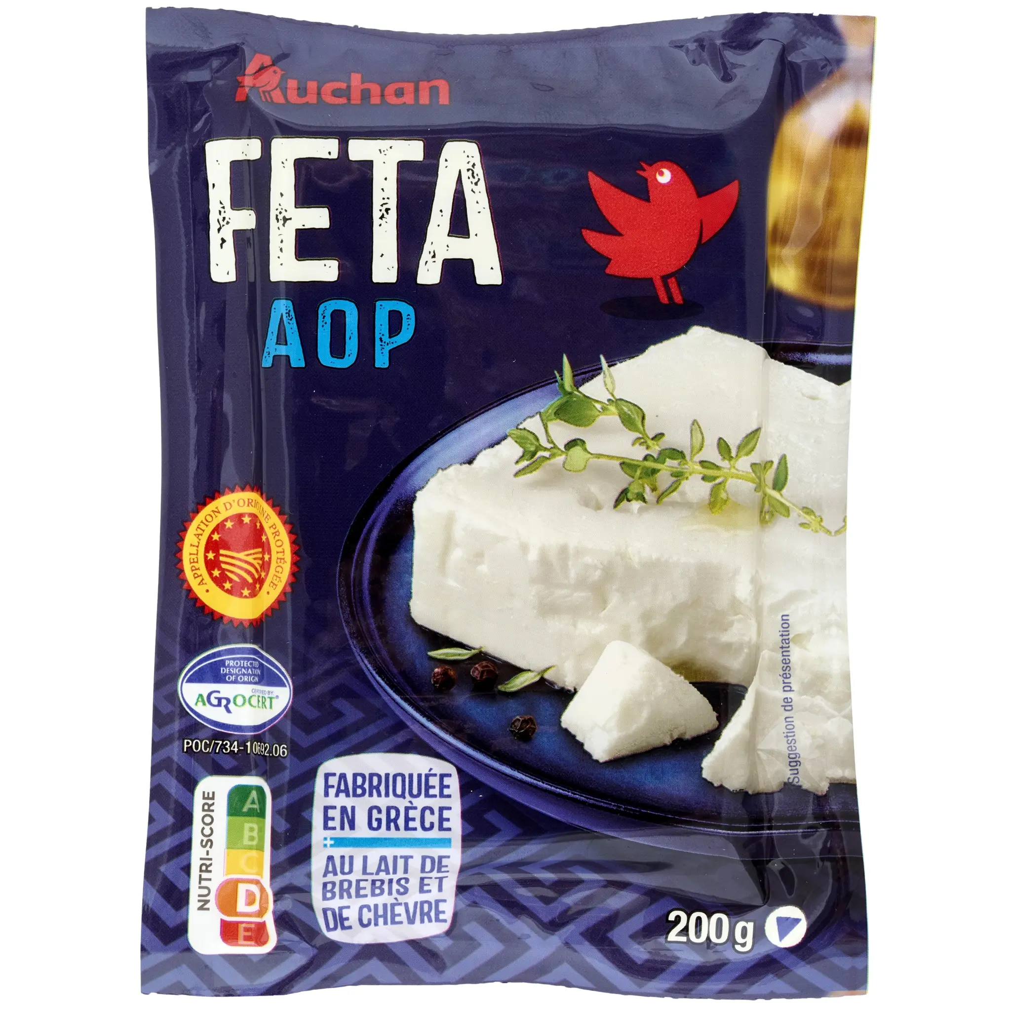 AUCHAN Feta grecque AOP