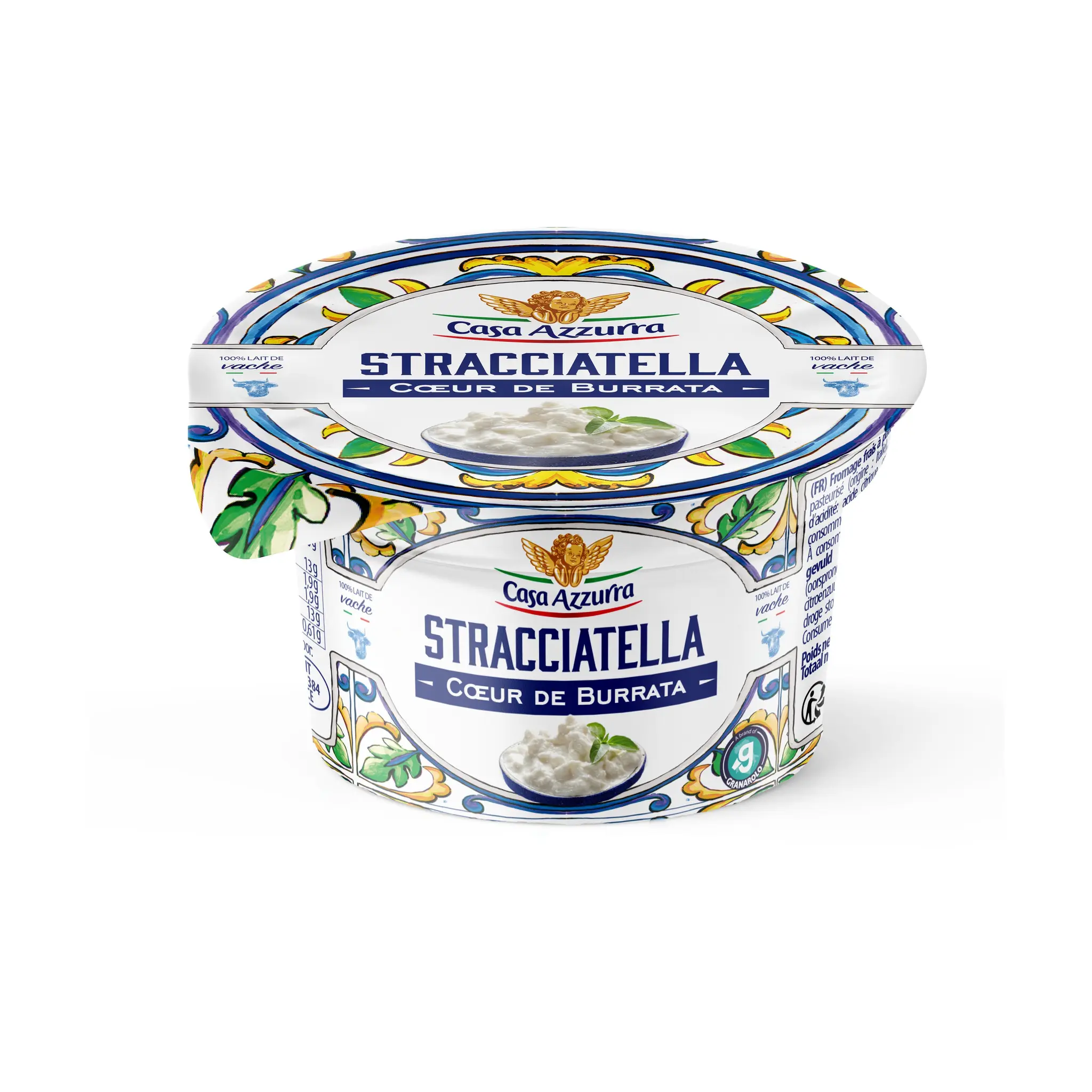 CASA AZZURRA Stracciatella cœur de burrata
