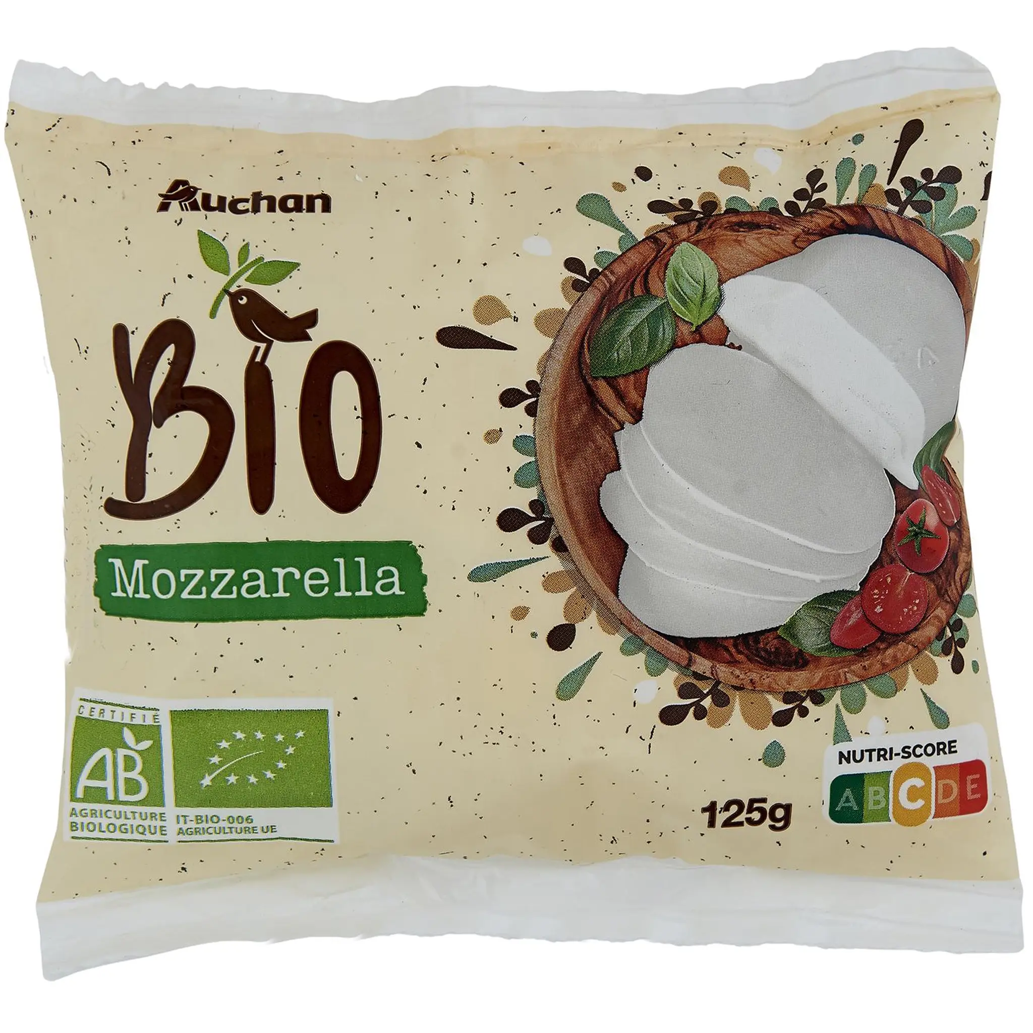 AUCHAN BIO Mozzarella