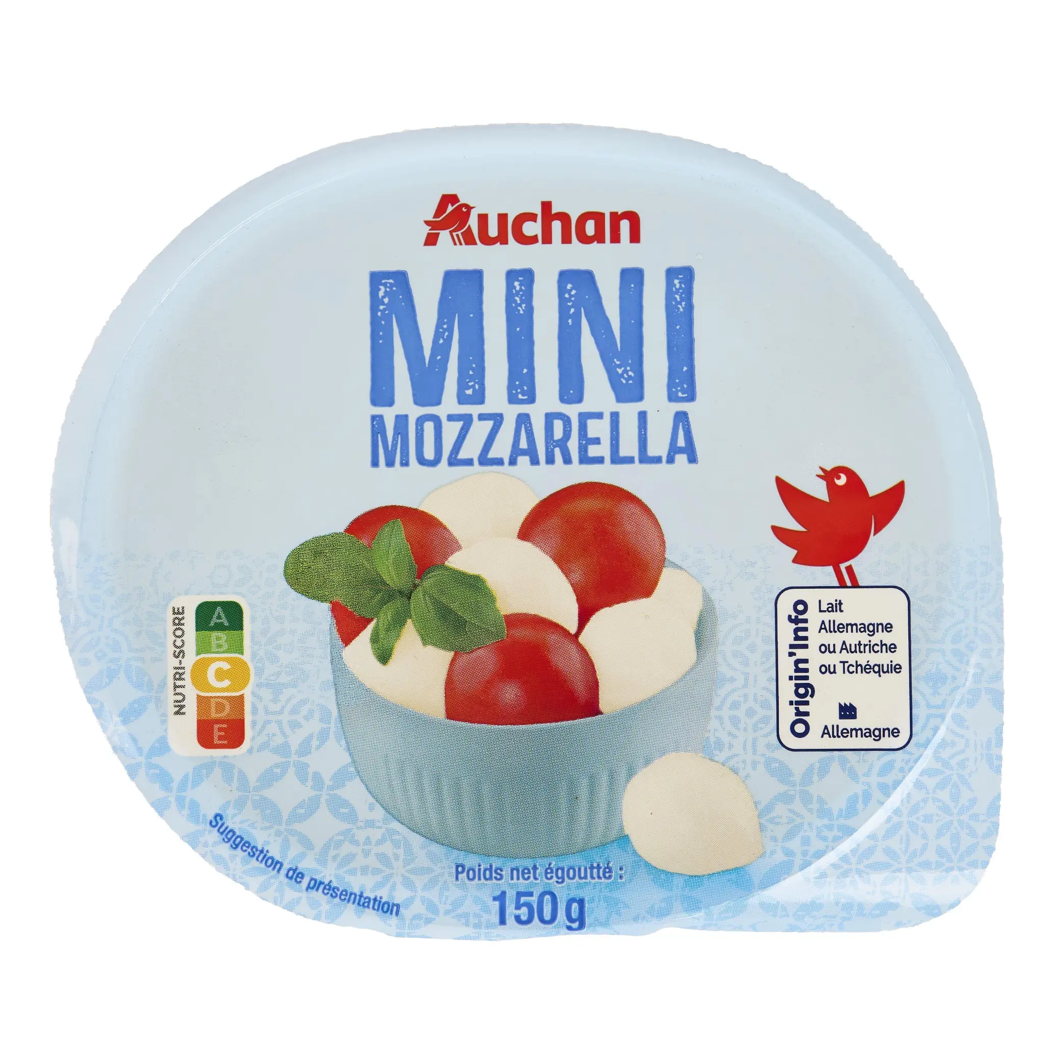 AUCHAN Mozzarella billes