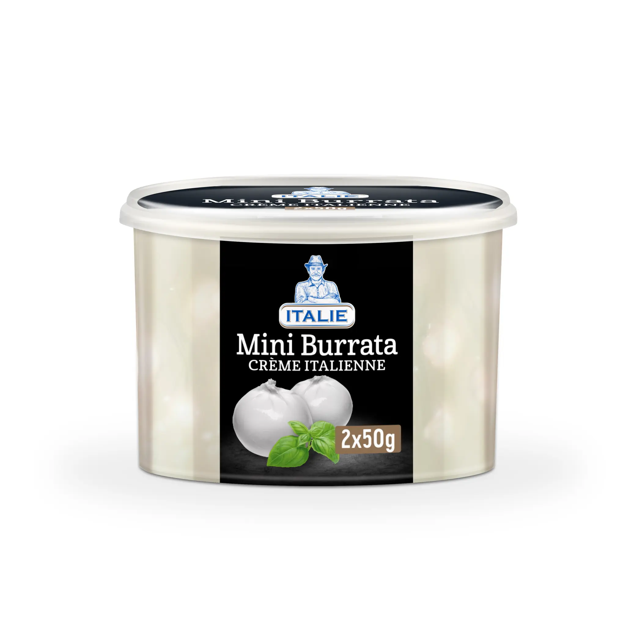 Mini burrata à la crème italienne