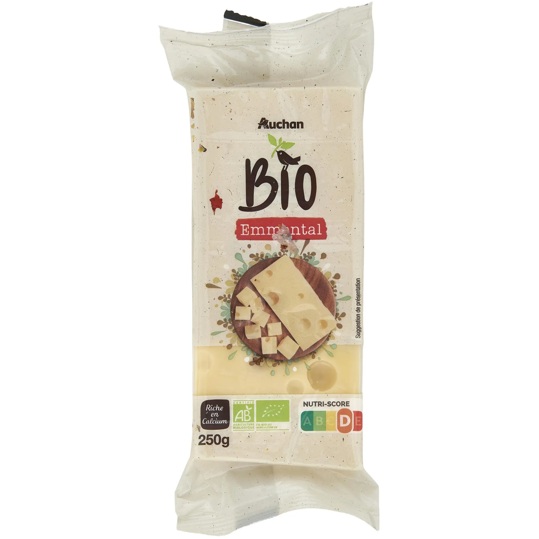 AUCHAN BIO Emmental en bloc