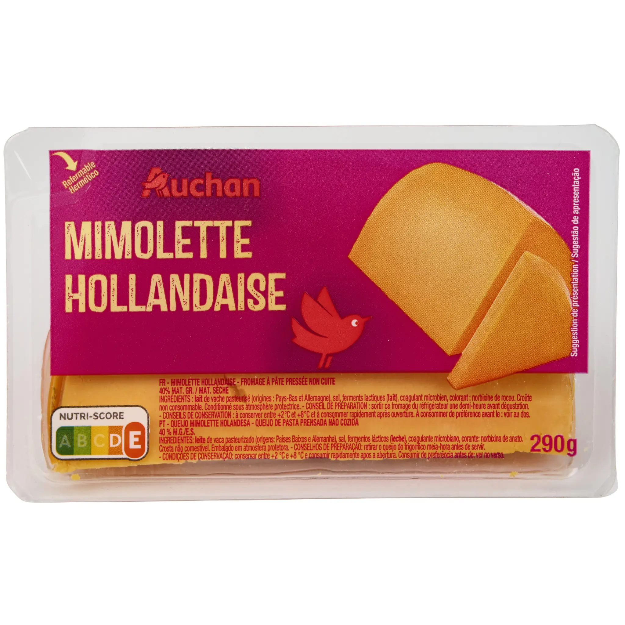 AUCHAN Mimolette jeune