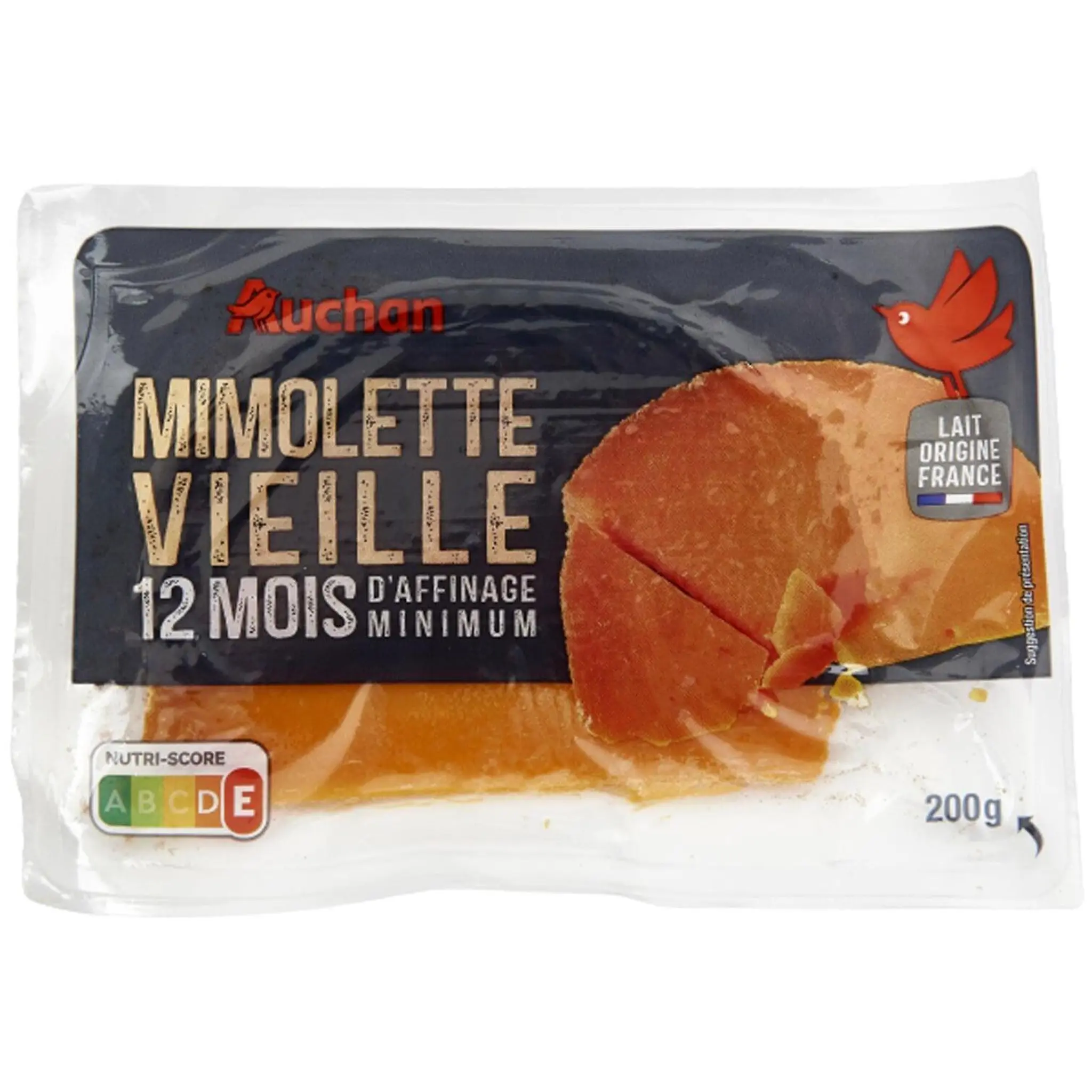 AUCHAN Mimolette vieille en bloc
