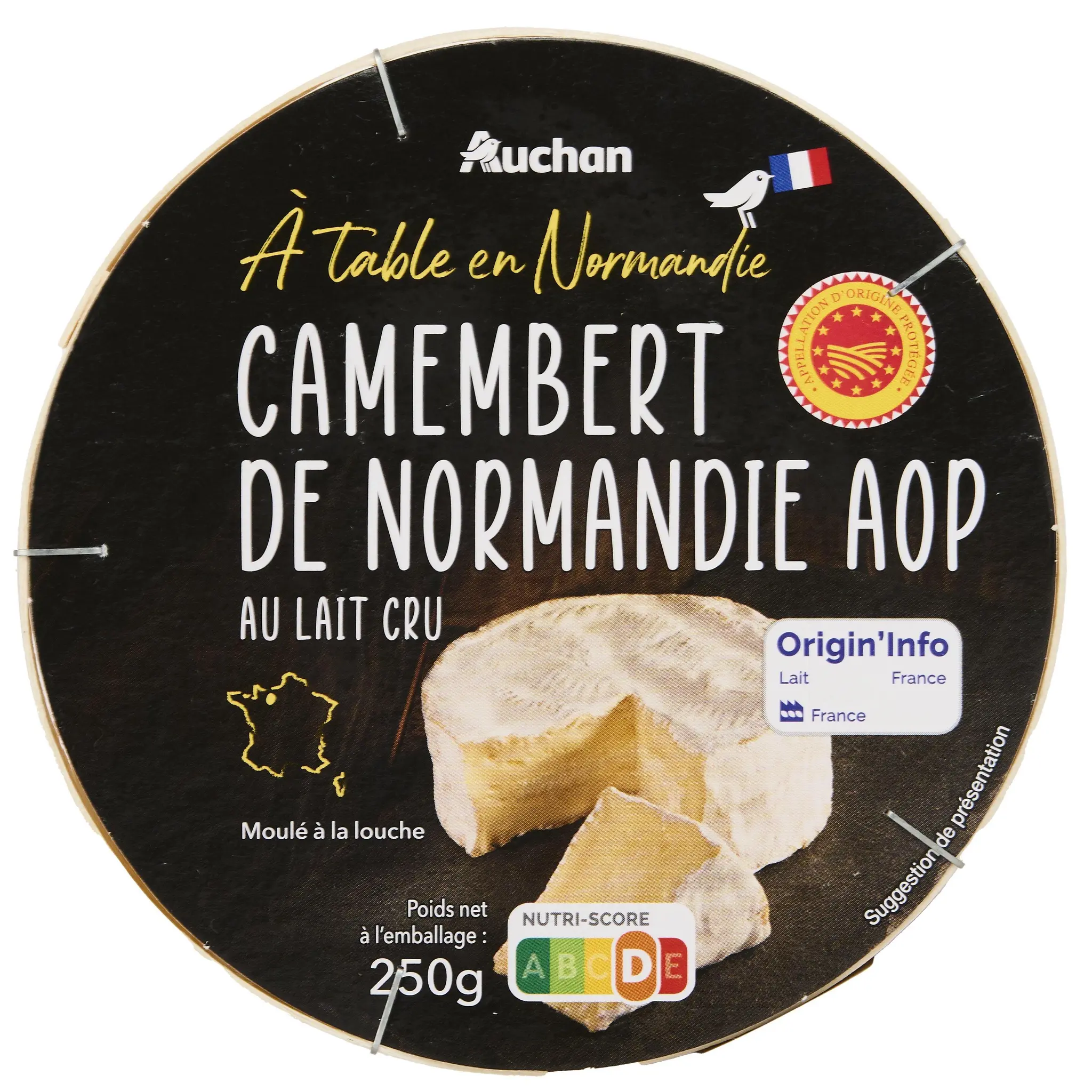 AUCHAN TERROIR Camembert de Normandie AOP
