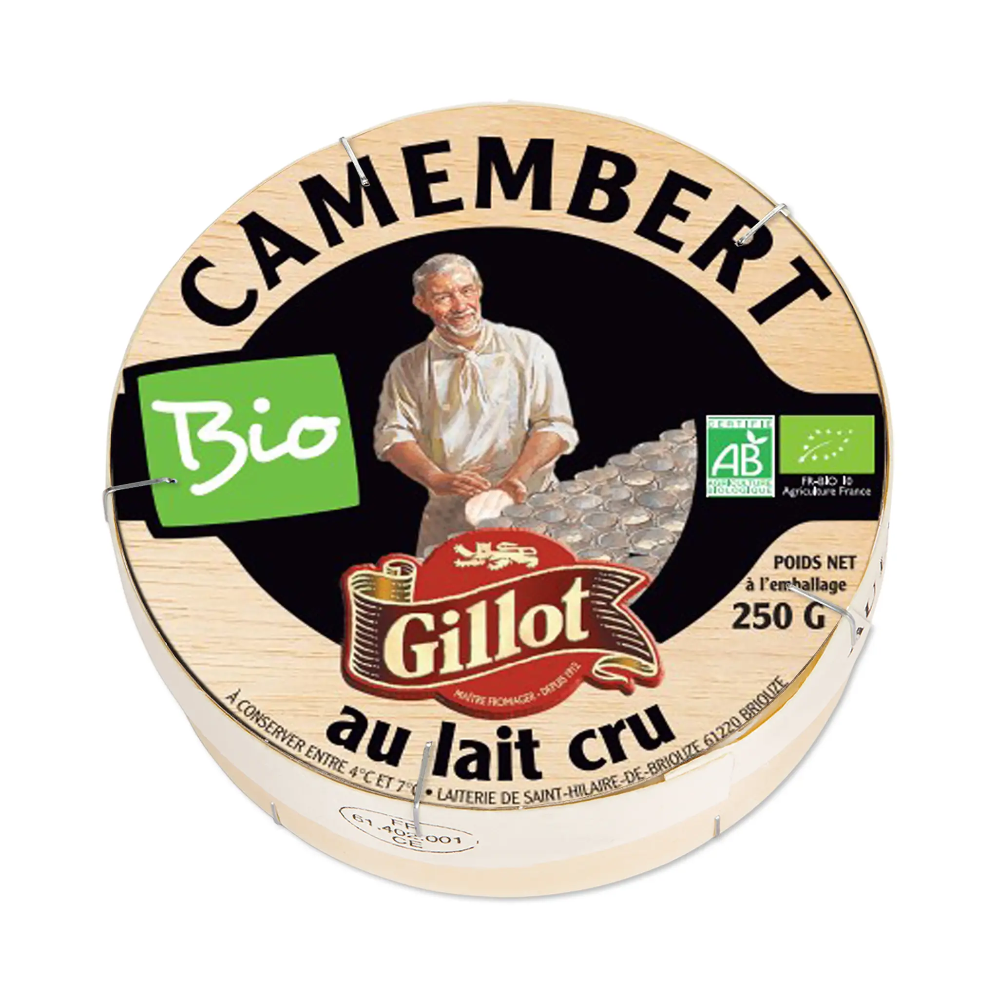 GILLOT Camembert au lait cru bio