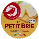 AUCHAN Petit brie doux et crémeux