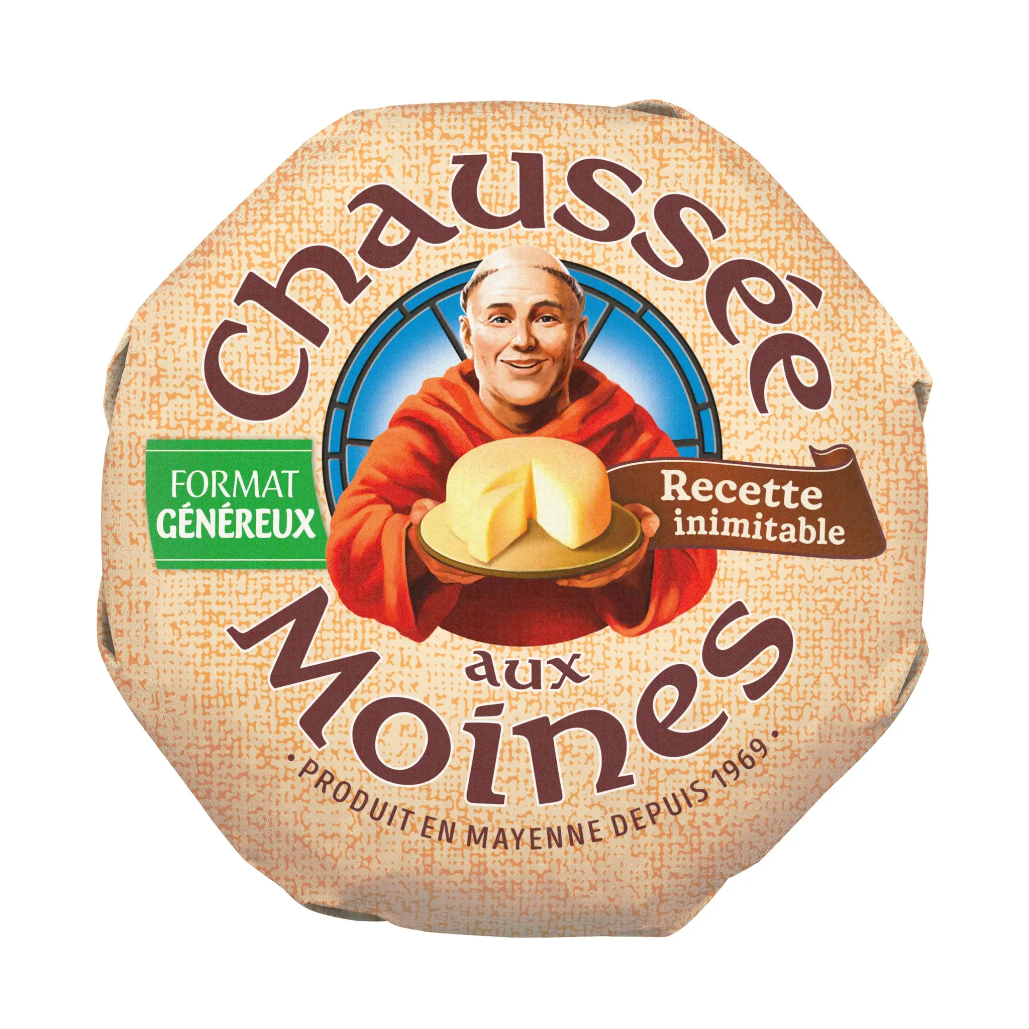 CHAUSSEE AUX MOINES Fromage au lait de vache pasteurisé
