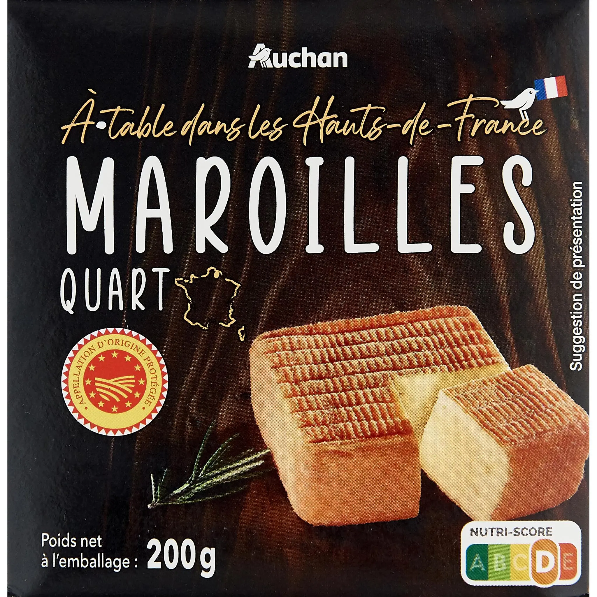 AUCHAN TERROIR Quart Maroilles AOP