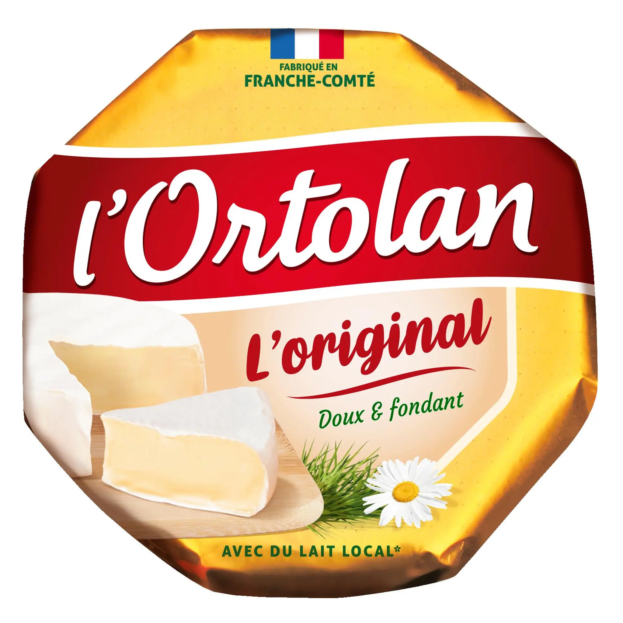 L'ORTOLAN Fromage à pâte molle au lait de vache pasteurisé