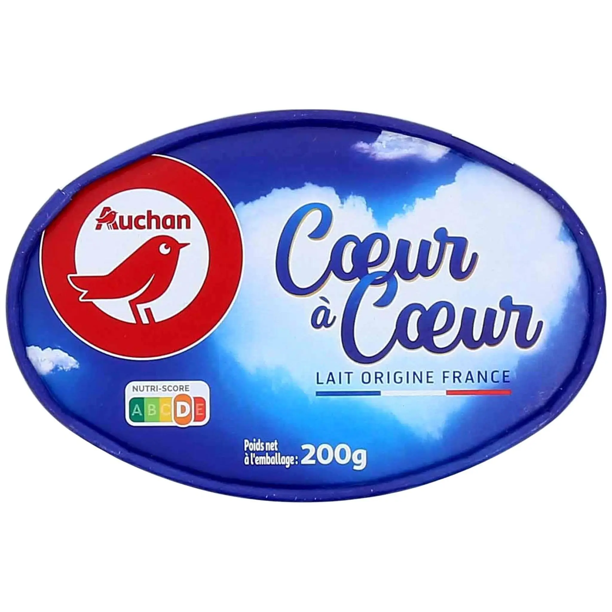 AUCHAN Fromage Coeur à coeur