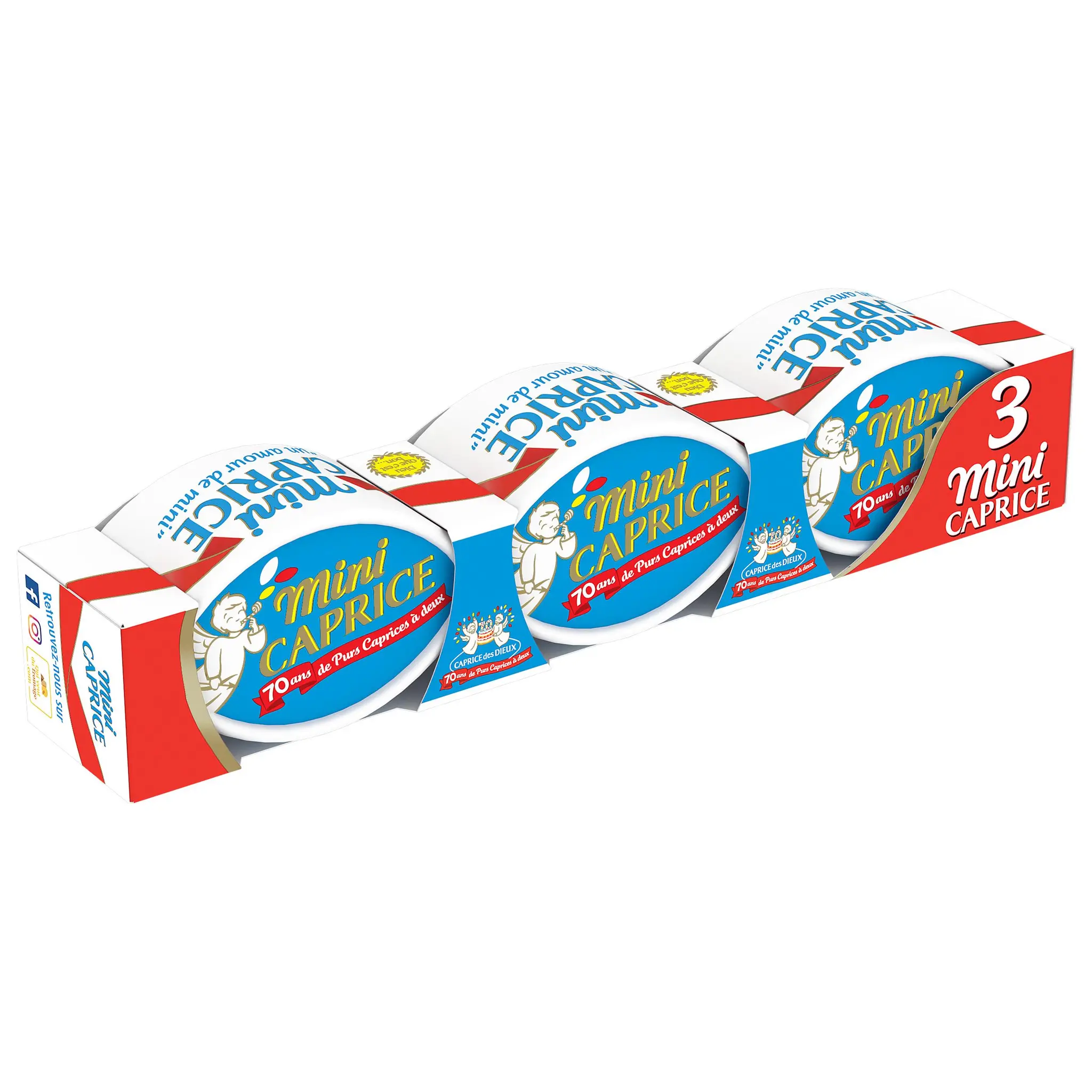 CAPRICE DES DIEUX Fromage à pâte molle en portion