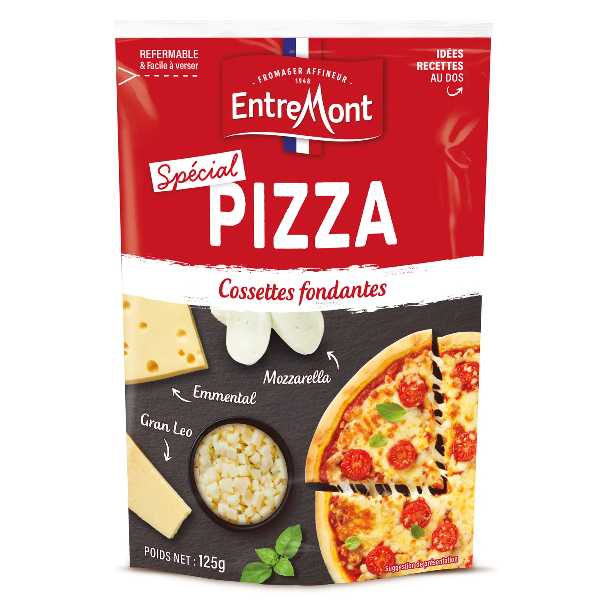 ENTREMONT Emmental râpé spécial pizza