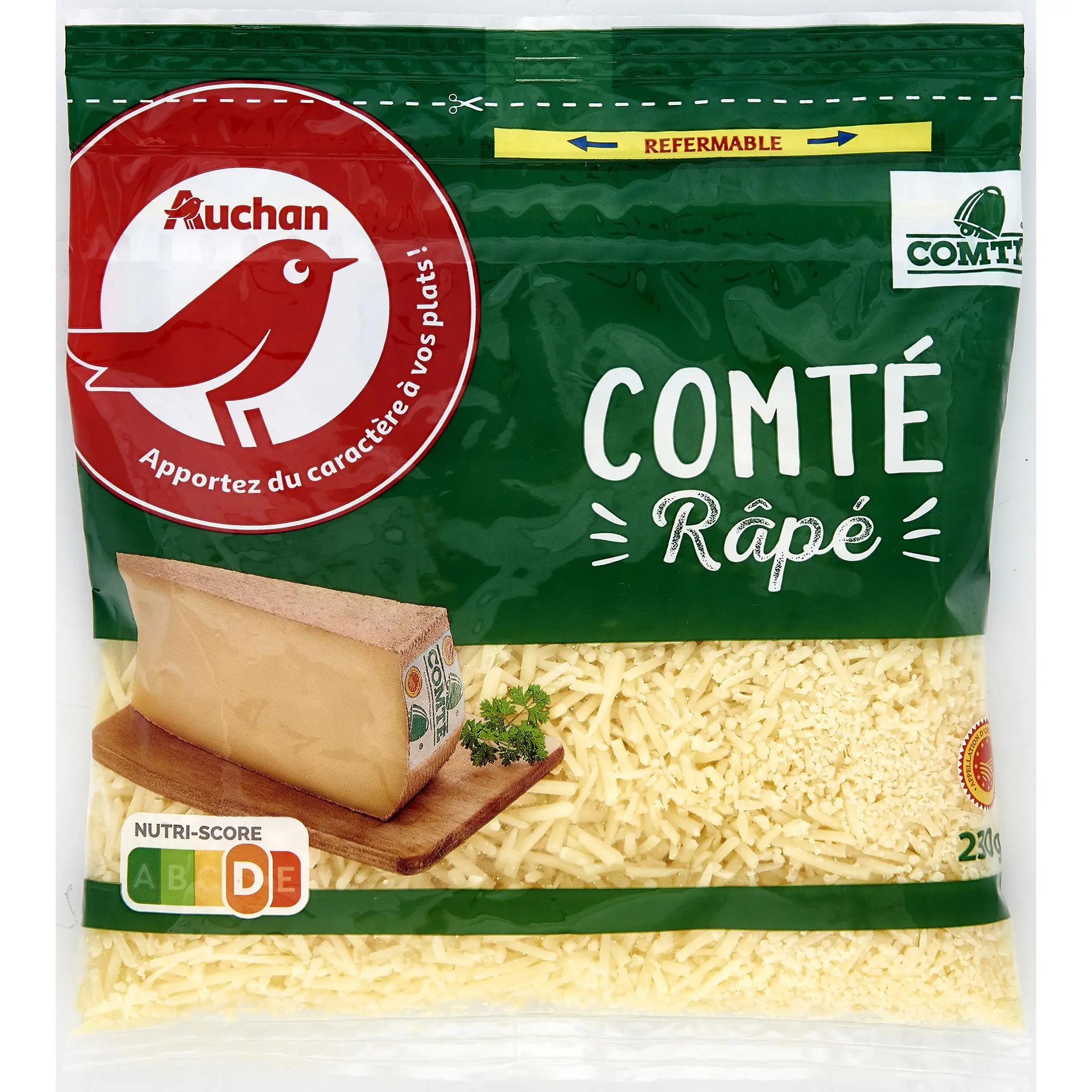 AUCHAN Comté râpé AOP