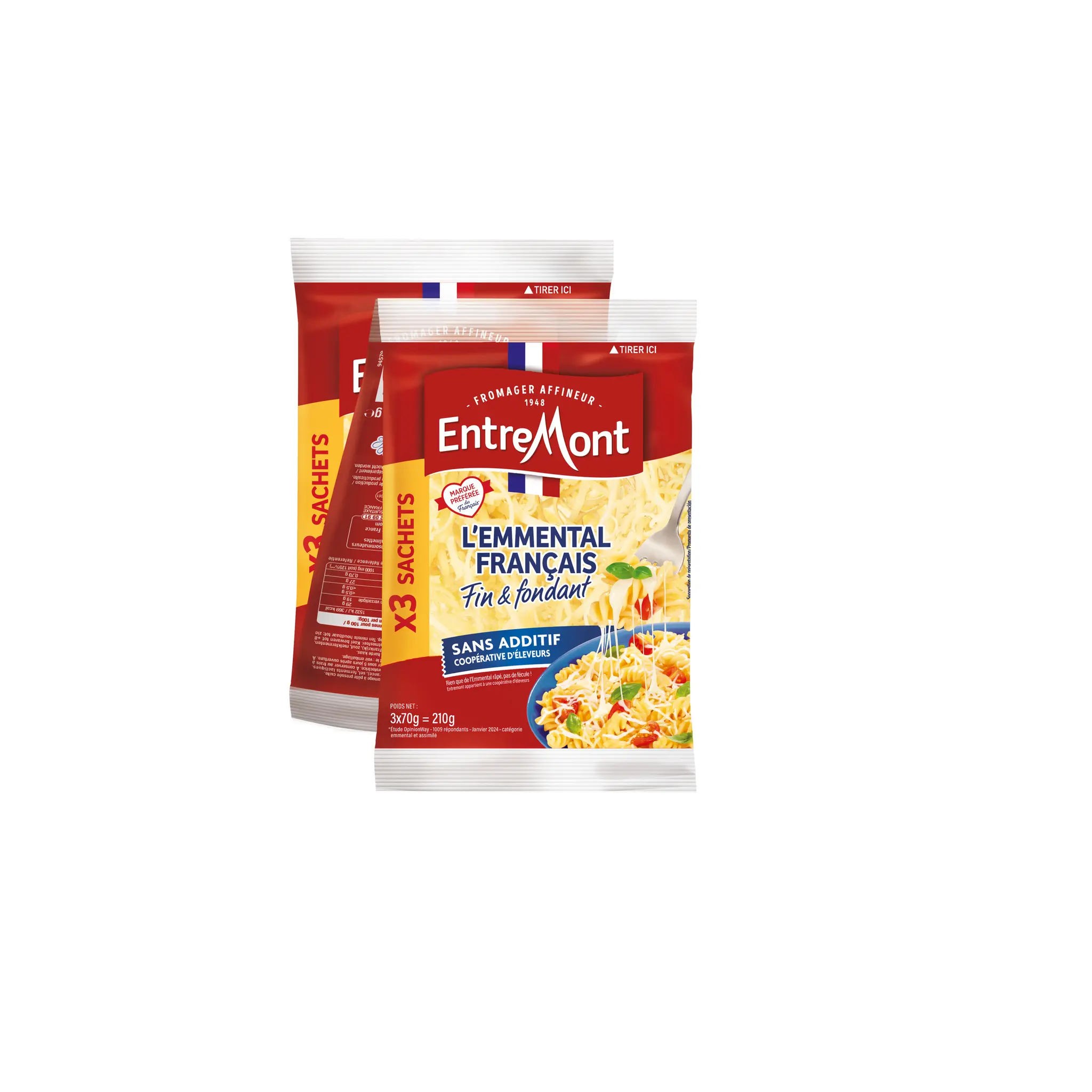 ENTREMONT Emmental râpé