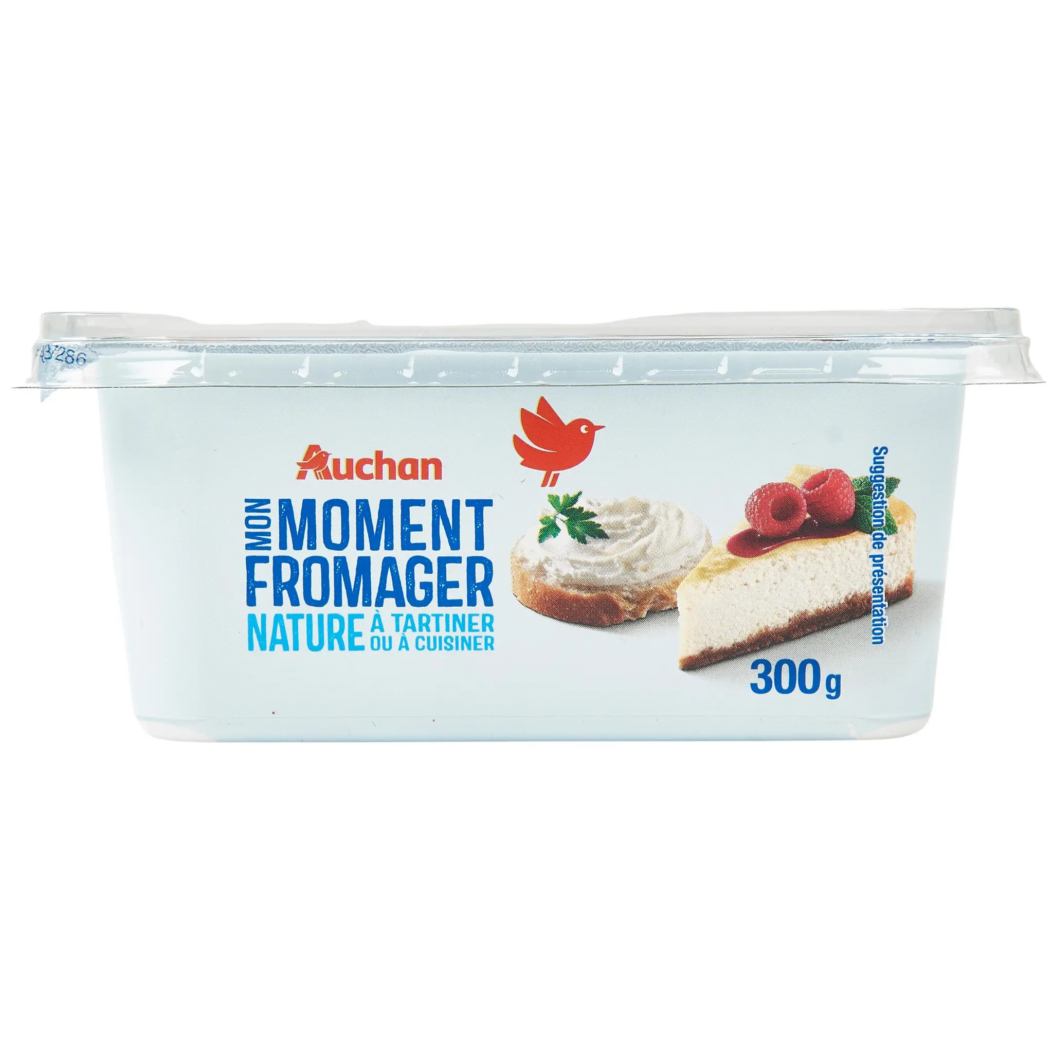 AUCHAN Fromage à tartiner nature