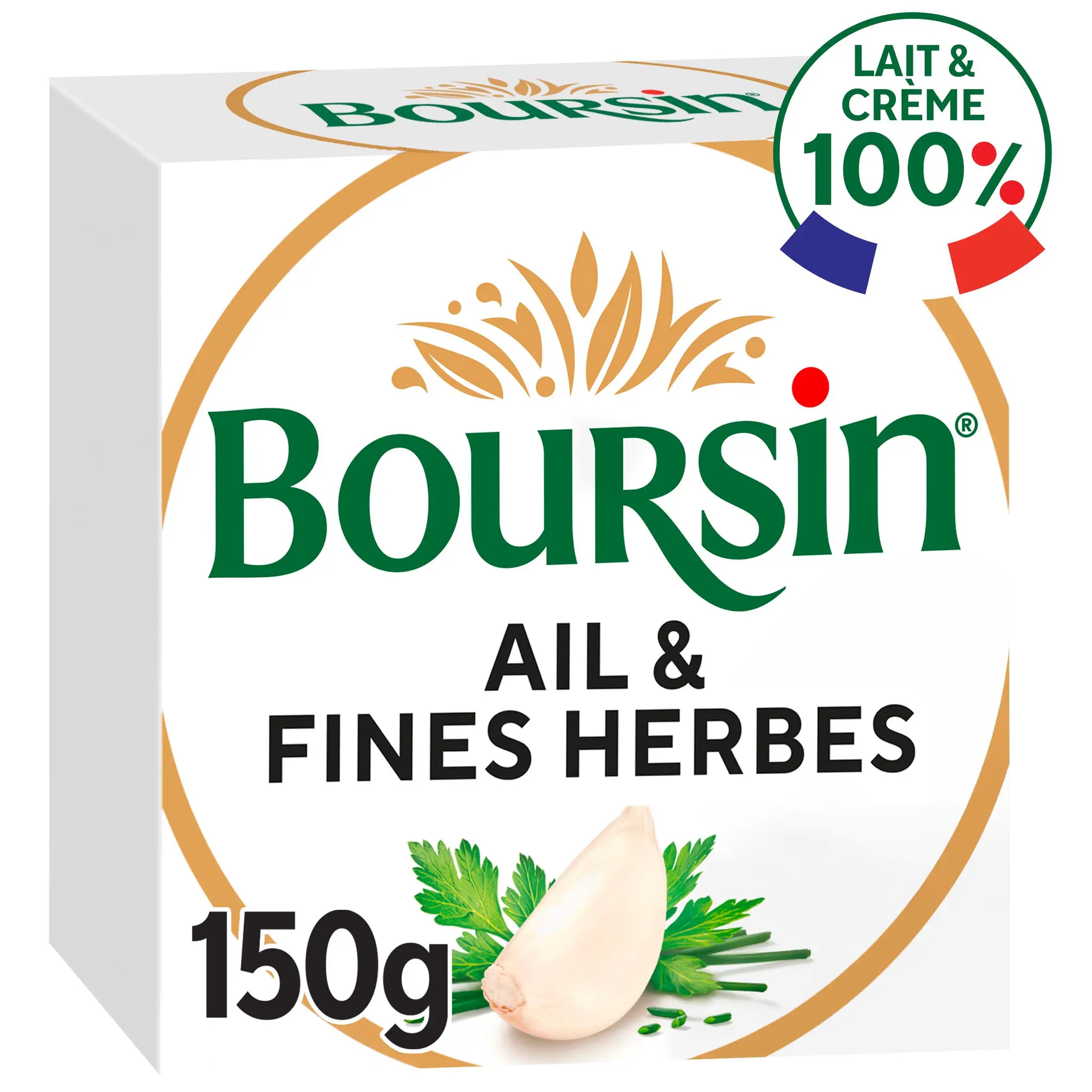 BOURSIN Fromage à tartiner ail et fines herbes