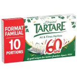 TARTARE Fromage frais à tartiner à l'ail et fines herbes en portion x10