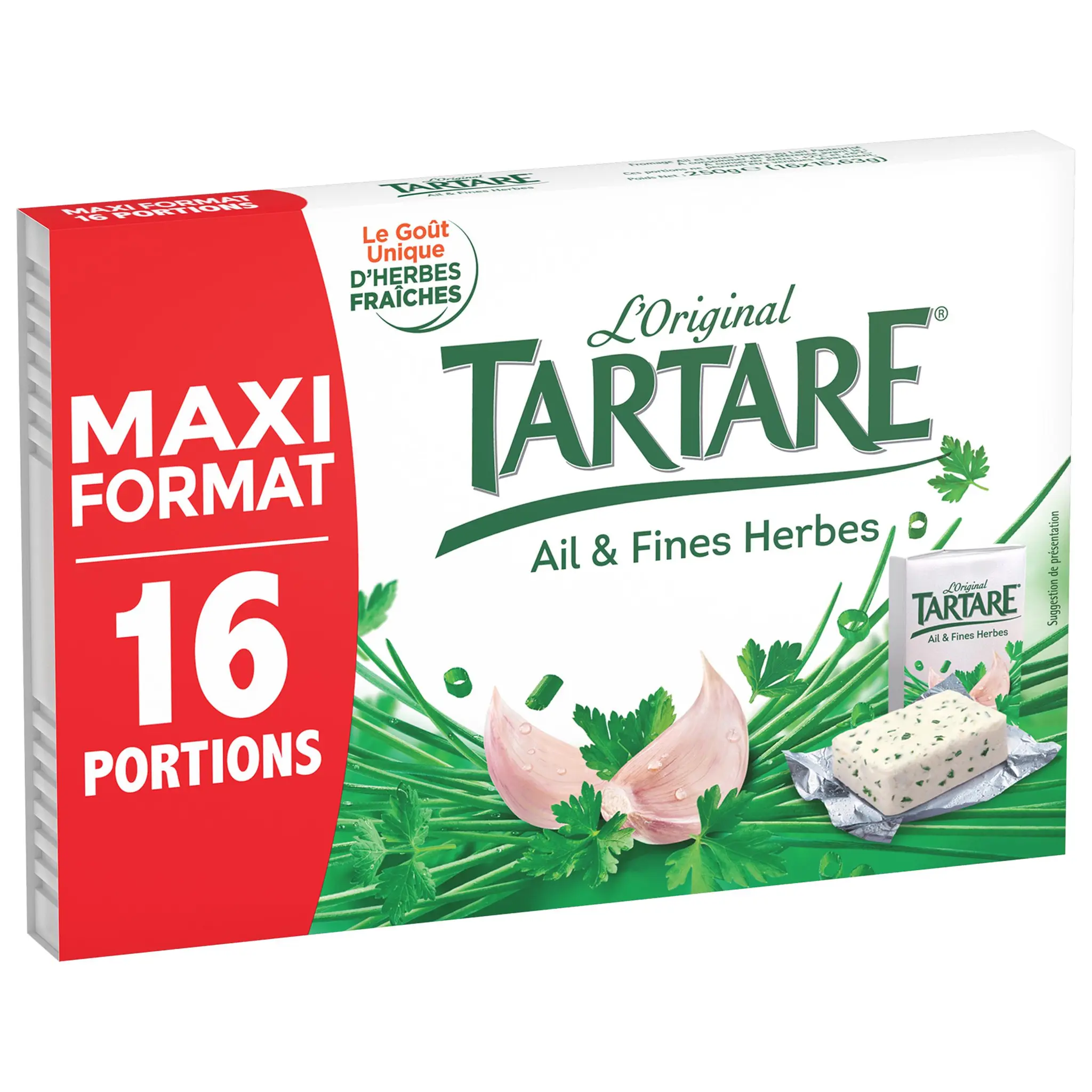 TARTARE L'Original Fromage ail et fines herbes