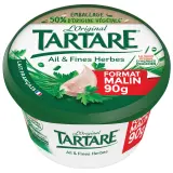 TARTARE Fromage frais à tartiner à l'ail et fines herbes