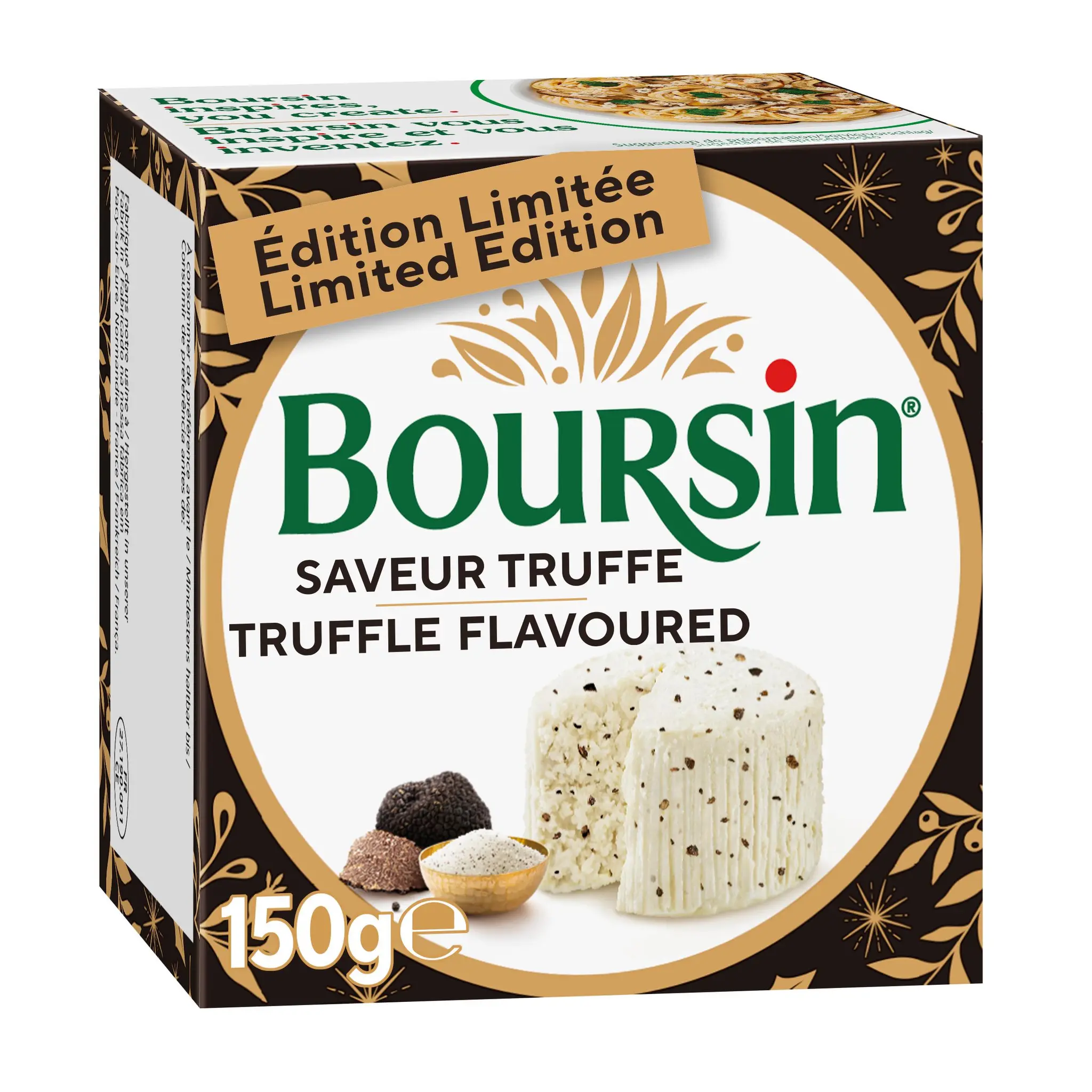 BOURSIN Fromage à tartiner saveur truffe