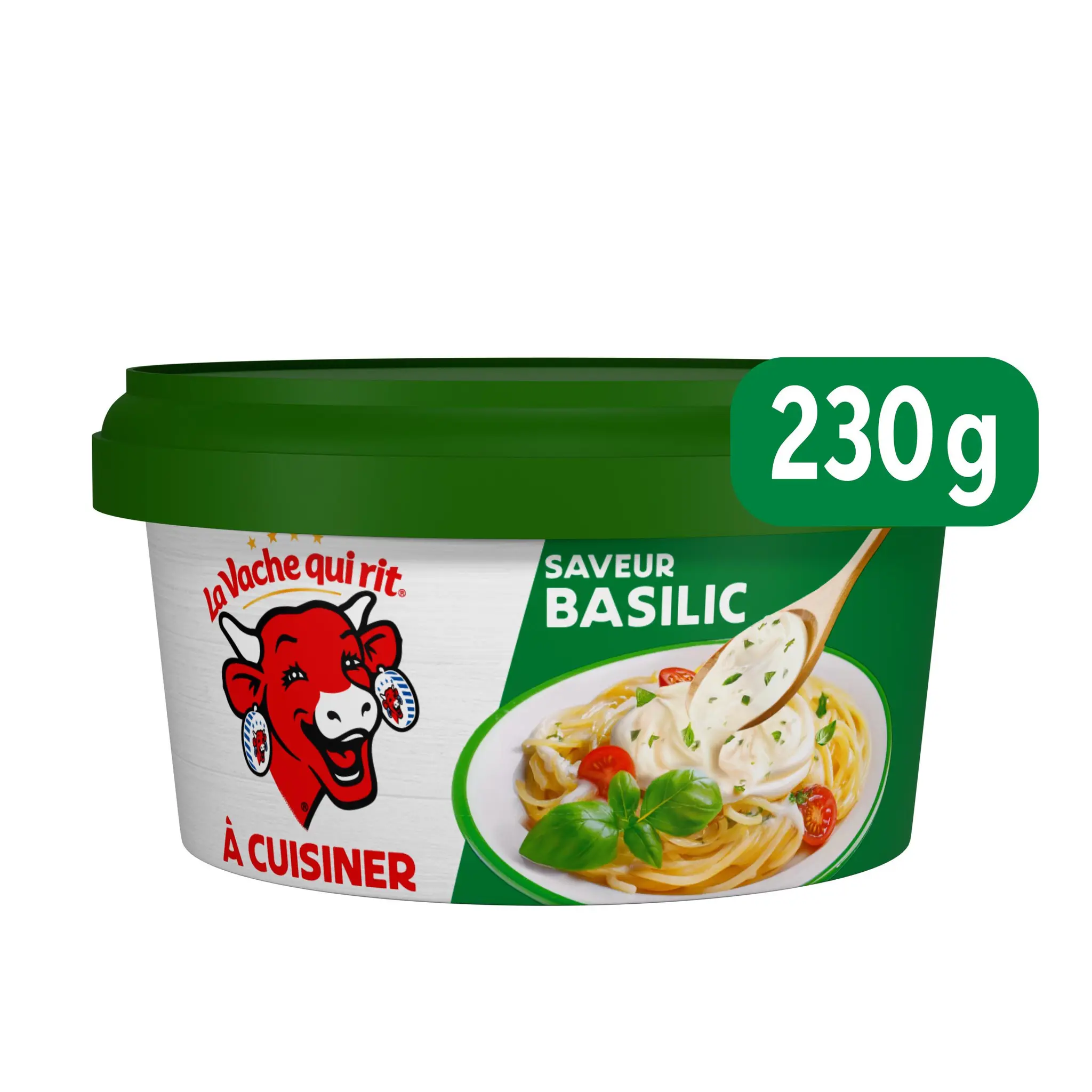 LA VACHE QUI RIT Fromage fondu saveur basilic
