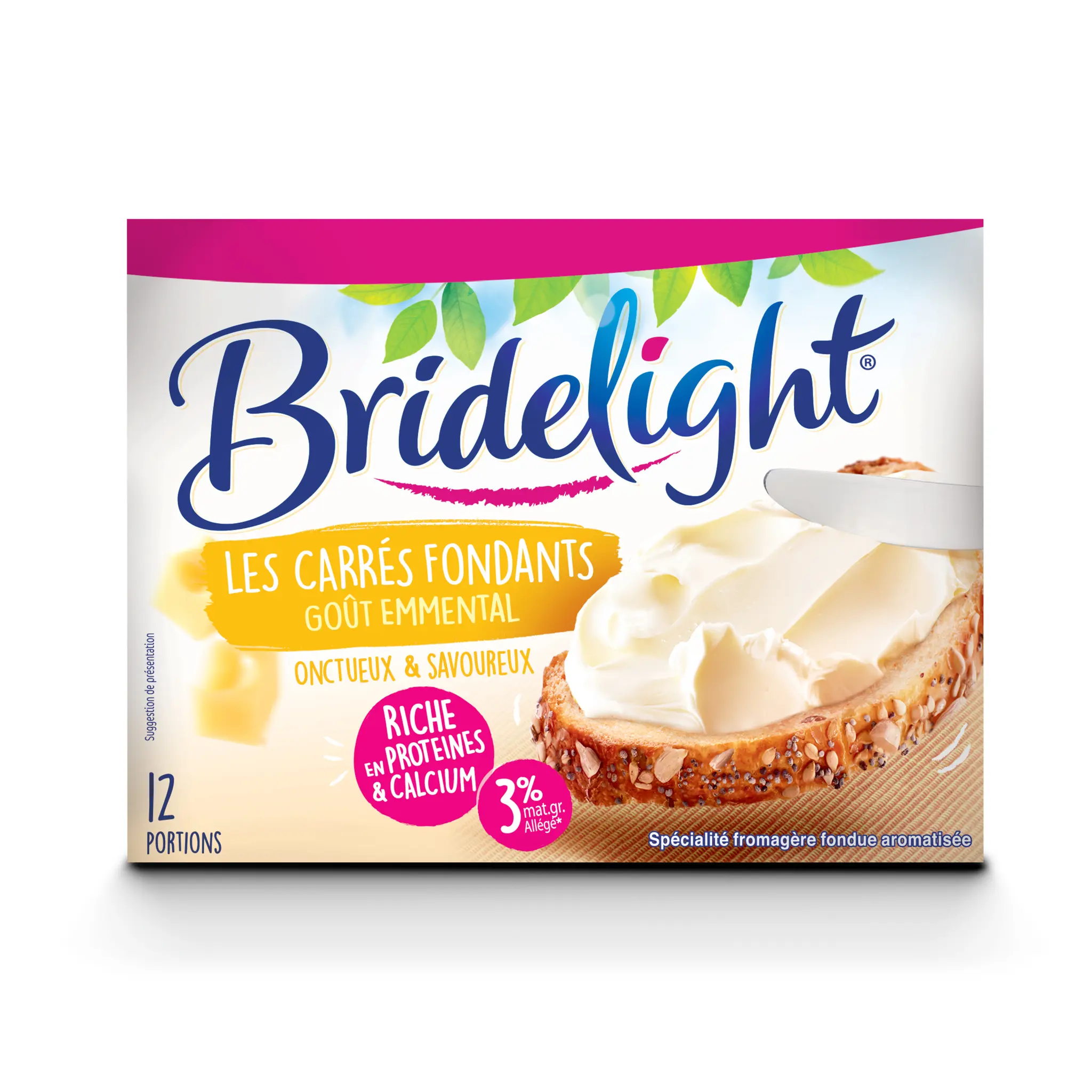BRIDELIGHT Fromage allégé à l'emmental à tartiner